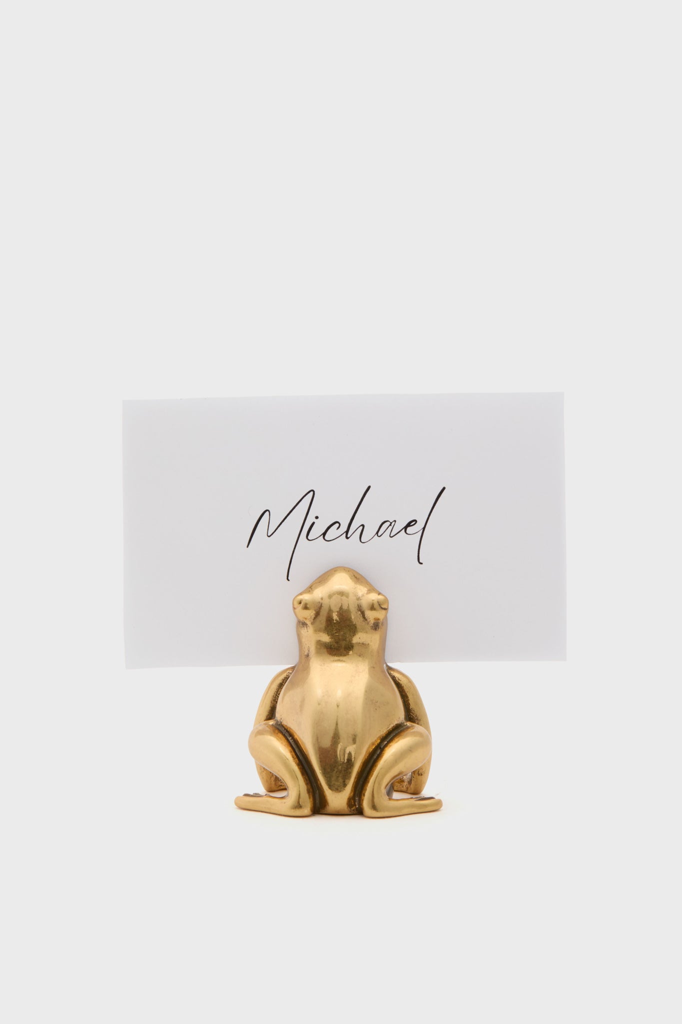 Gold Frog Place Card Holders Set of 4-Charming Tale Store