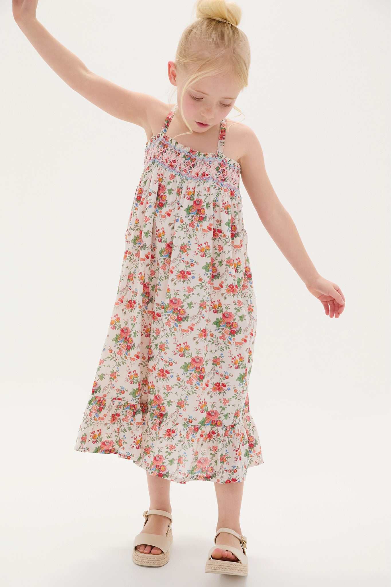 Cream Rosa Fresta Marceline Dress-Charming Tale Store