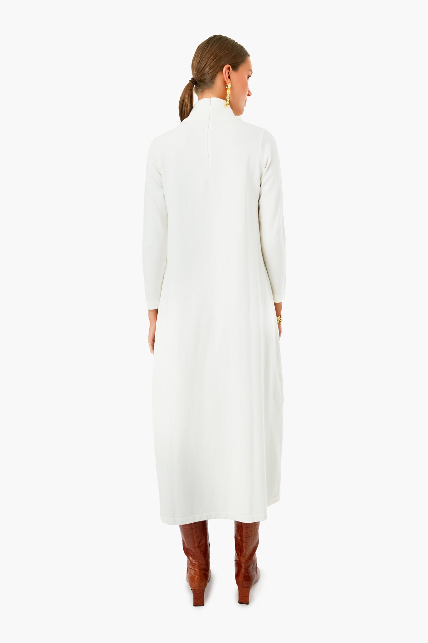Pearled Ivory Ellery Dress-Charming Tale Store