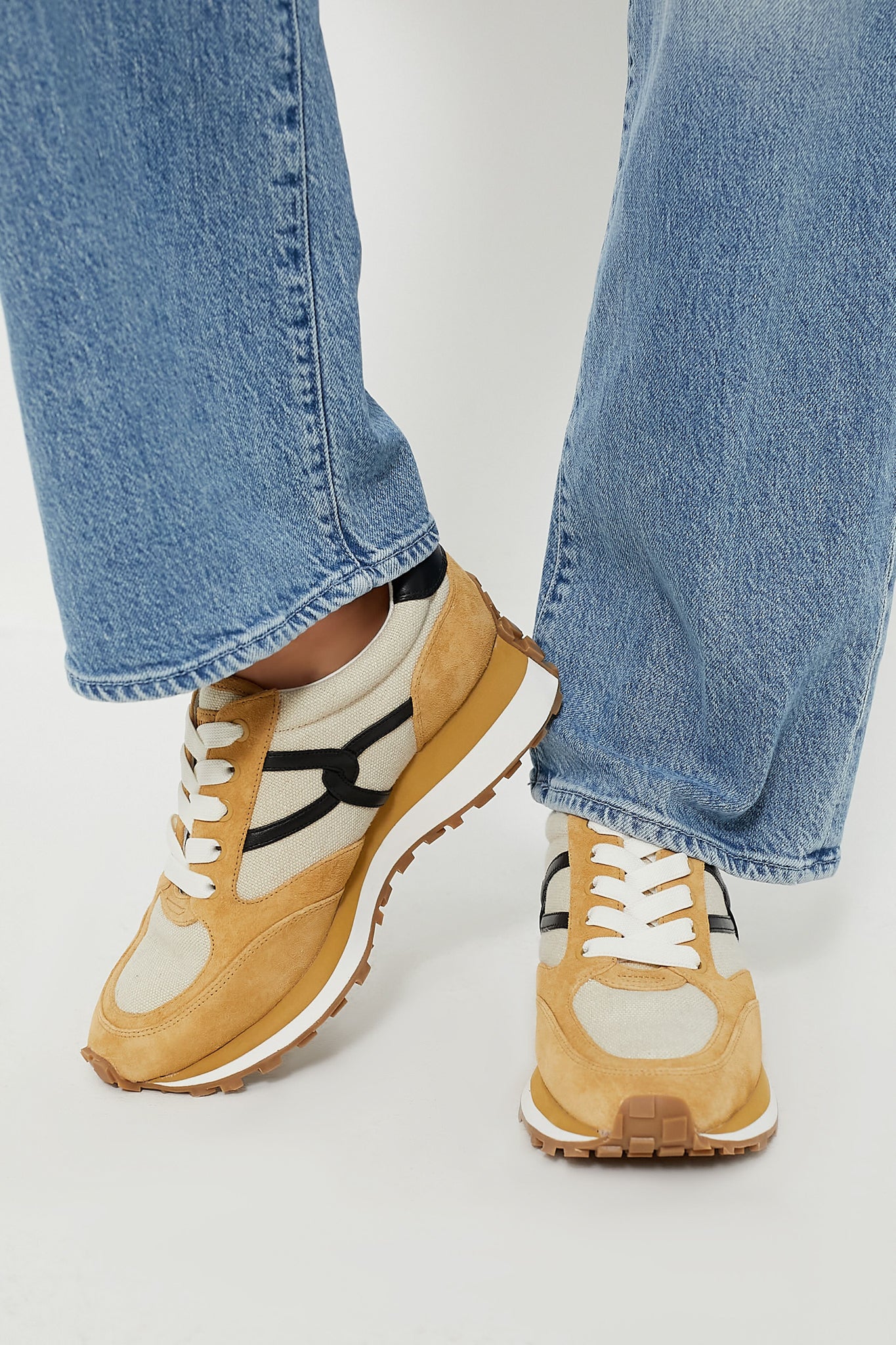 Ecru Valentina Sneakers-Charming Tale Store