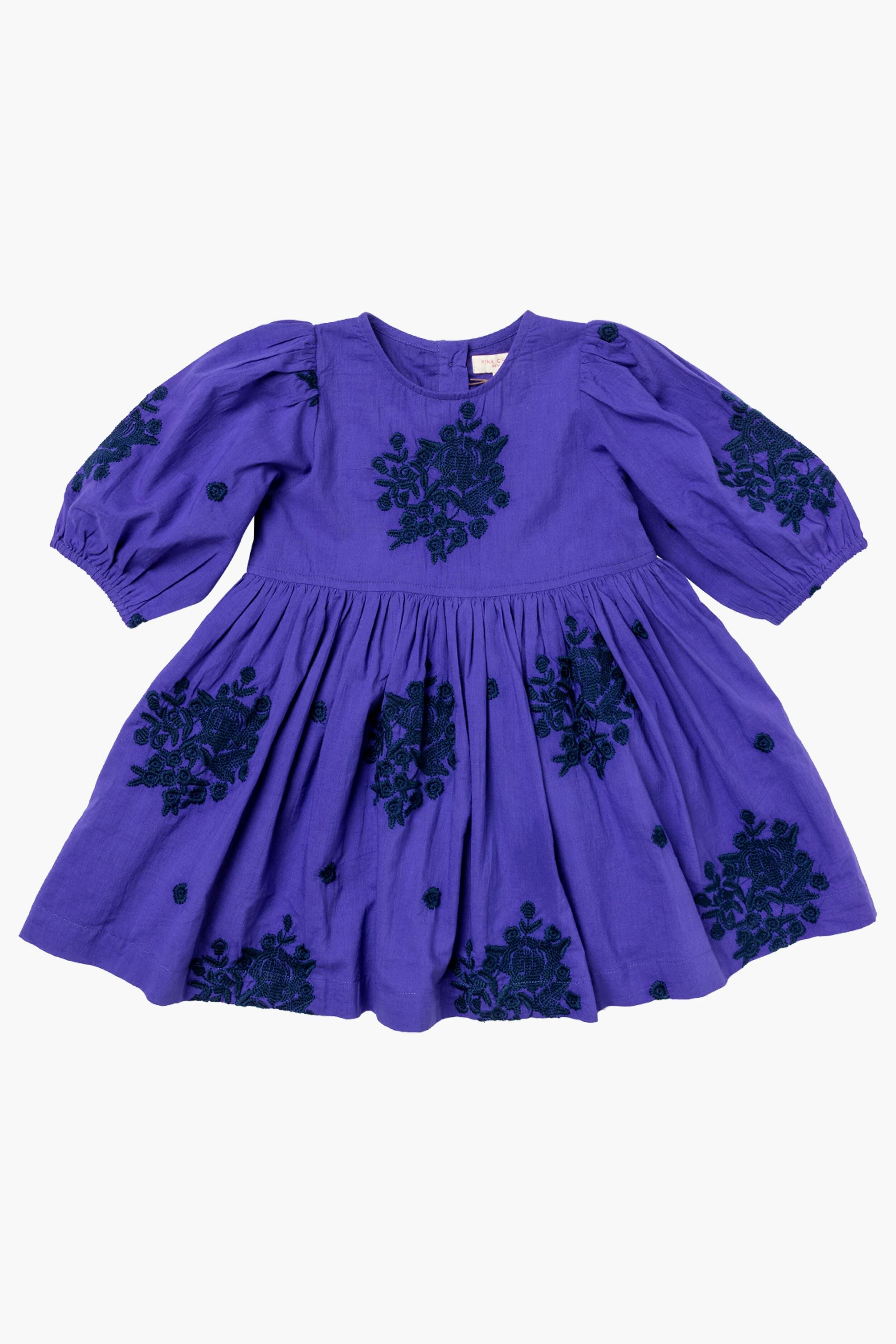 Royal Purple Brooke Dress-Charming Tale Store