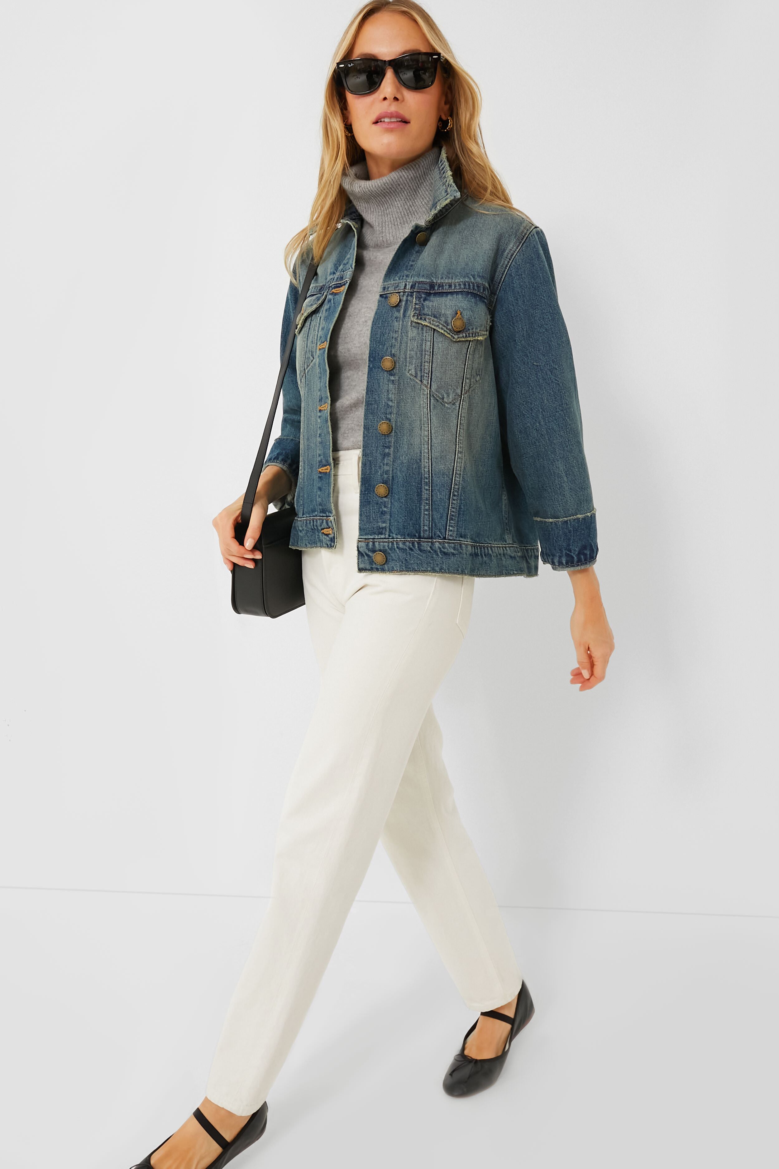 Cargo Wash The Slouchy Jean Jacket-Charming Tale Store