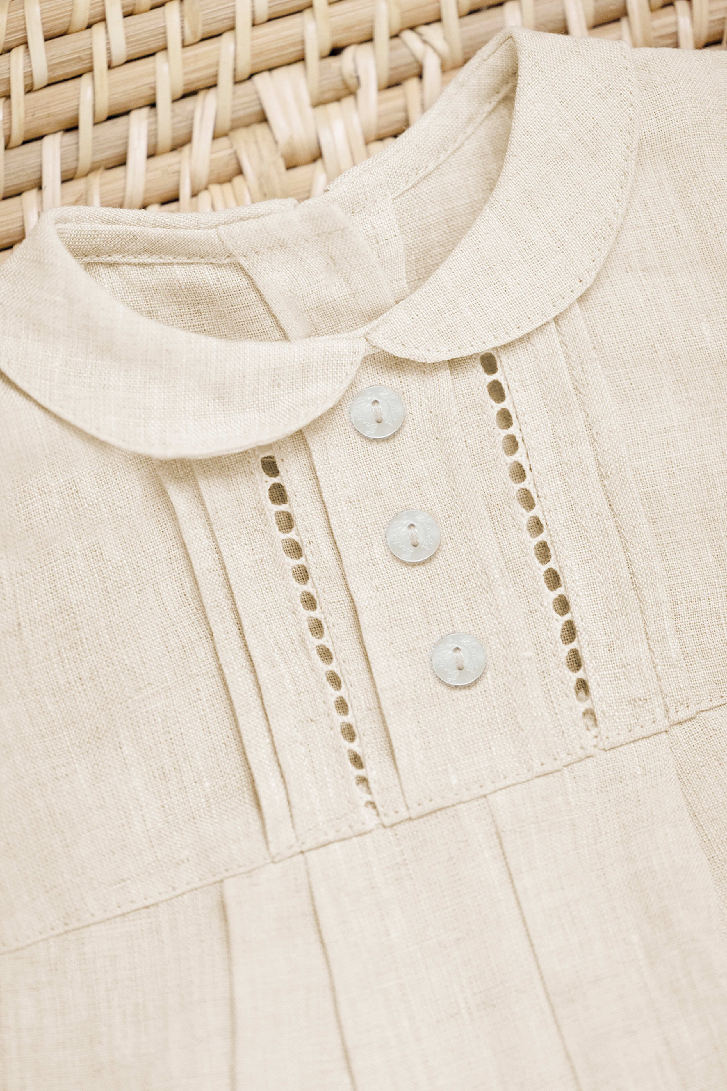 Heather Beige Romper-Charming Tale Store