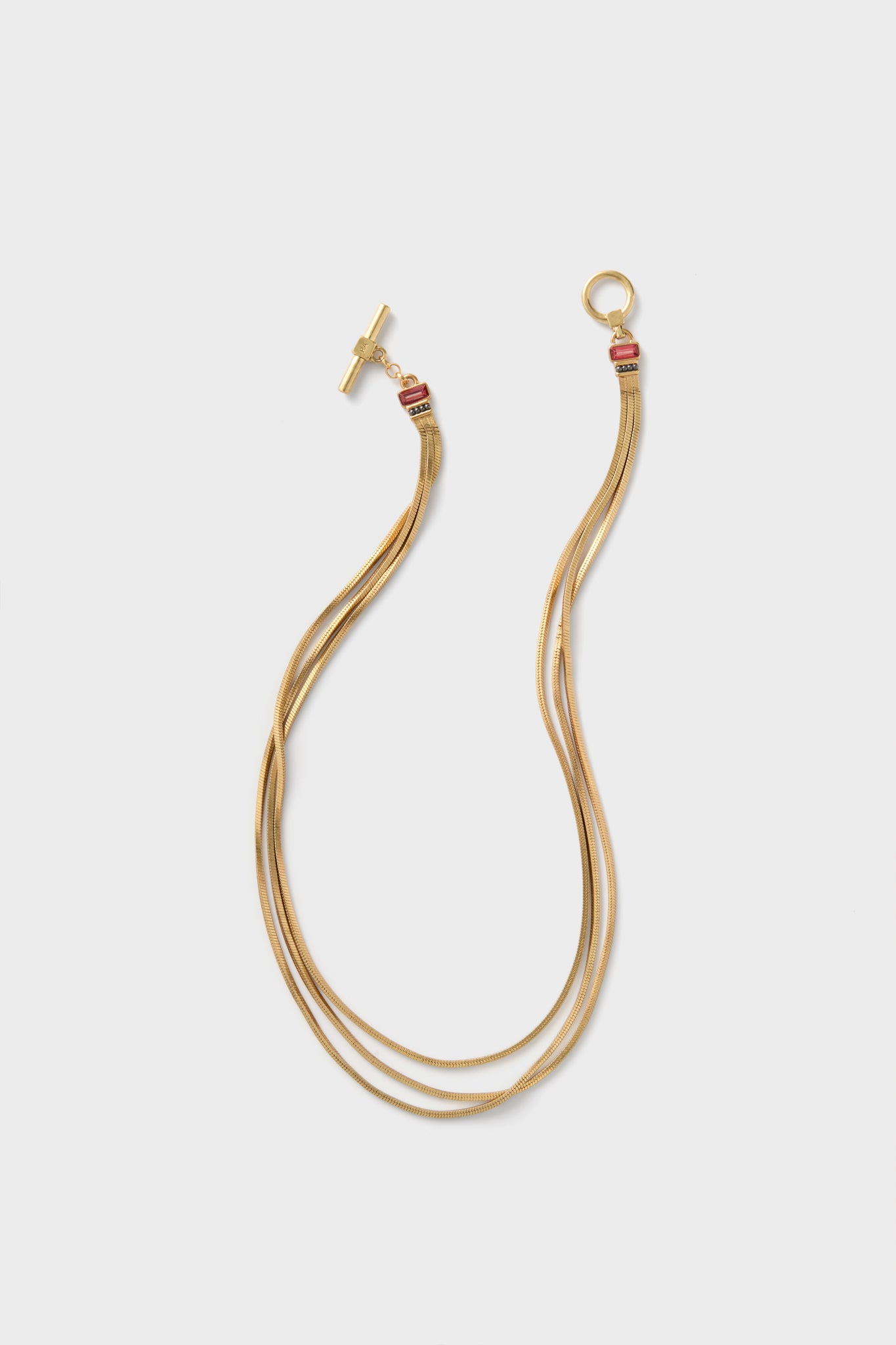 Gold Slinky Necklace-Charming Tale Store