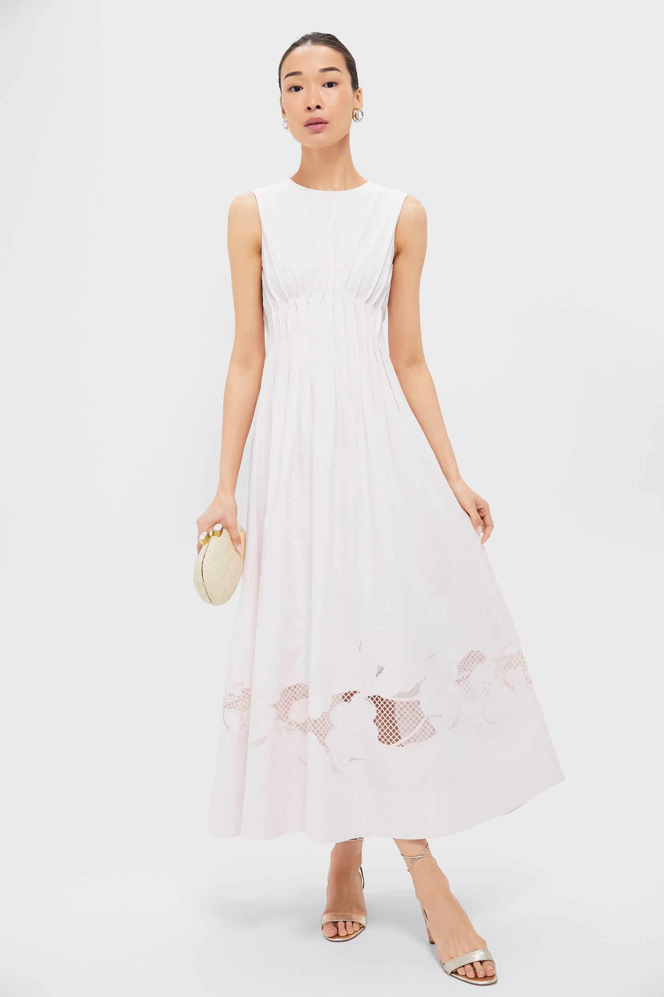 Clear Quartz Crystal Briller Earrings-Charming Tale Store