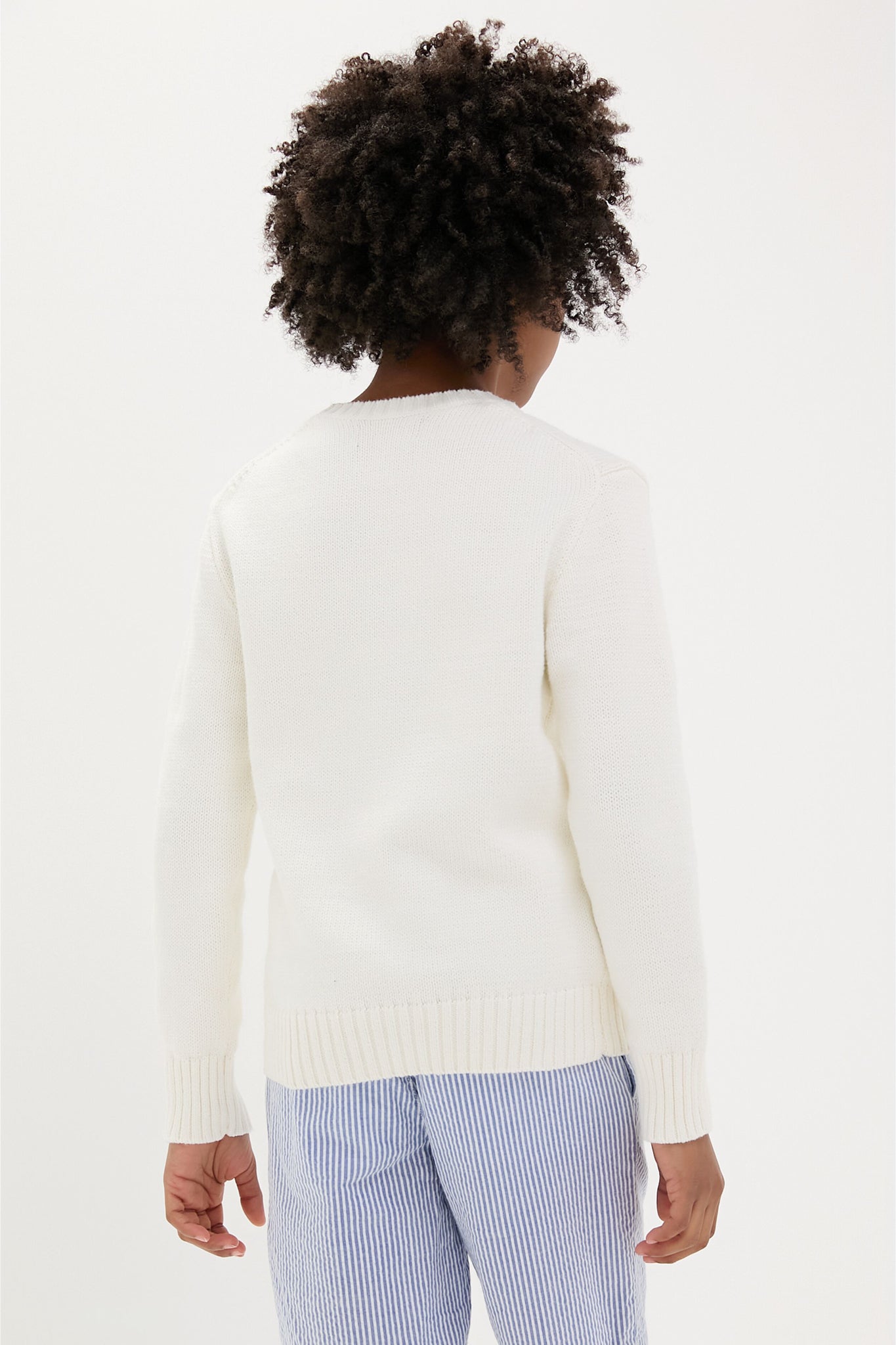 Boys Long-Sleeve Cotton Novelty Crab Bear Graphic Sweater-Charming Tale Store