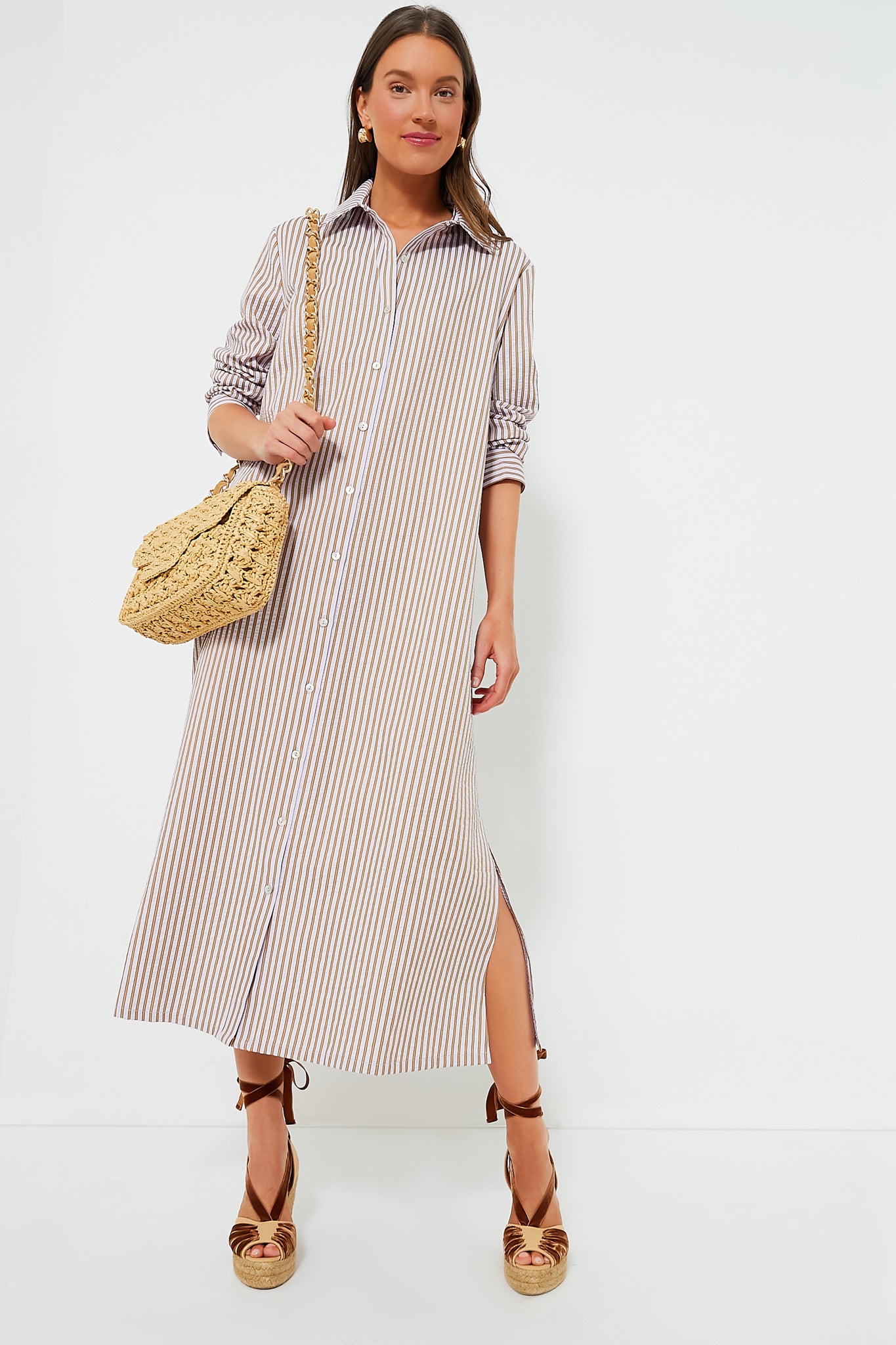 Honey and Gold High Catalina Dali Espadrilles-Charming Tale Store