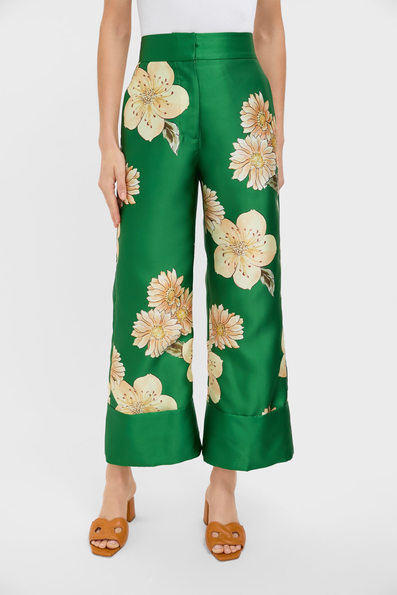 Green Sage Pant-Charming Tale Store