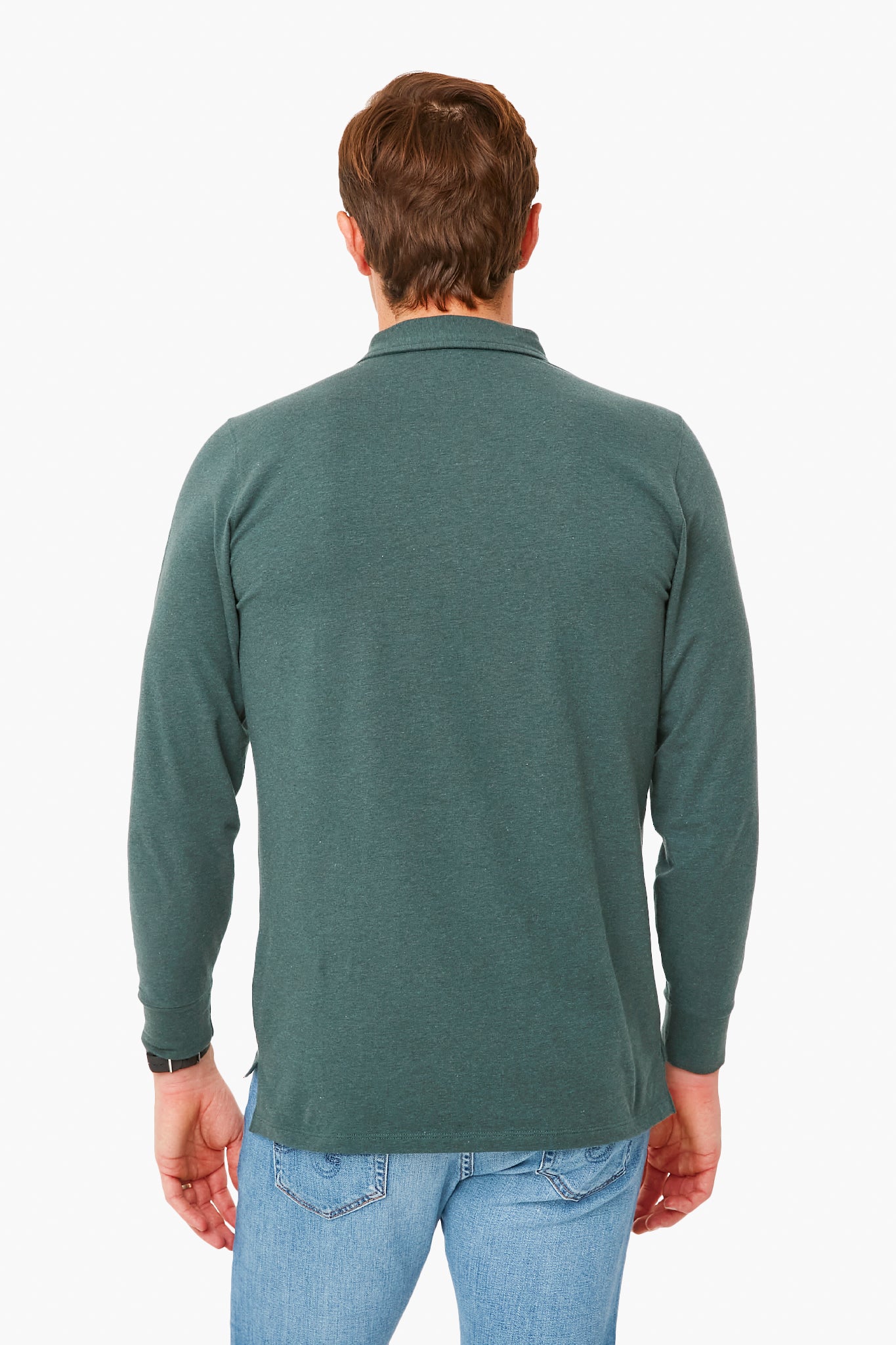 Rolling Rock Jack Long Sleeve Polo-Charming Tale Store