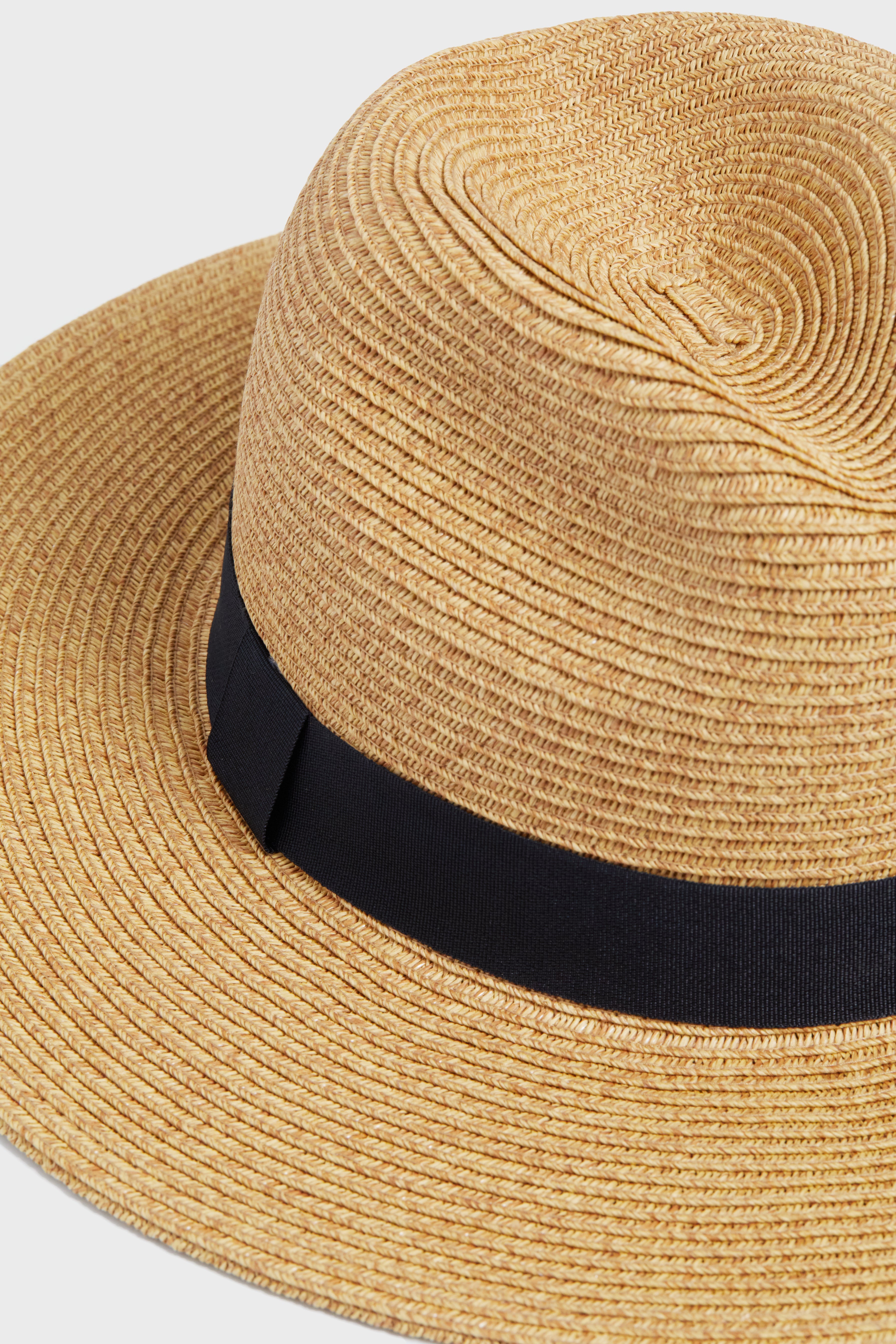 Exclusive Black Wide Brim Sun Hat-Charming Tale Store