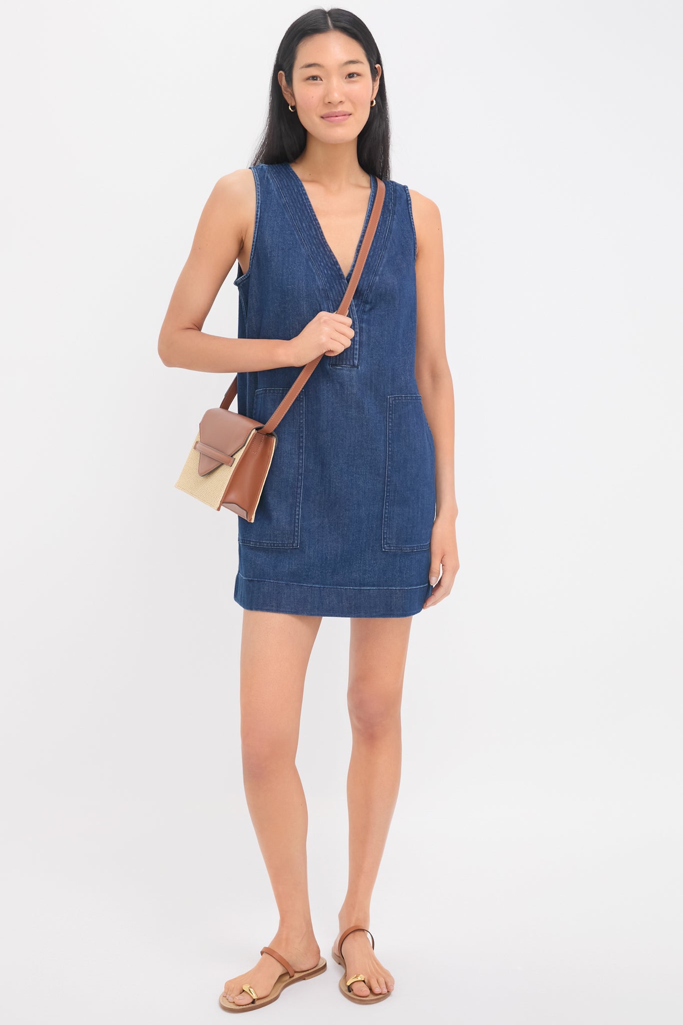 Dusk Dive Wash Azure Dress-Charming Tale Store