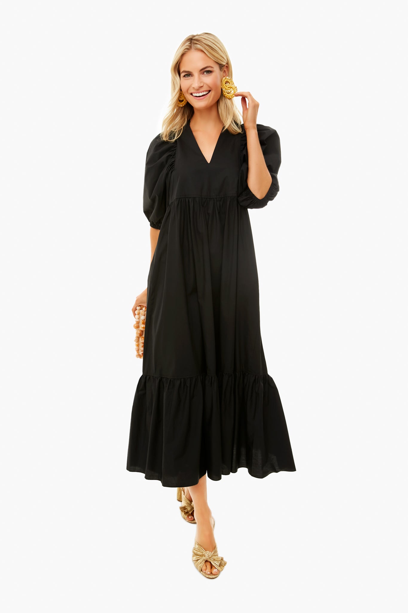 Onyx Palmer Dress-Charming Tale Store