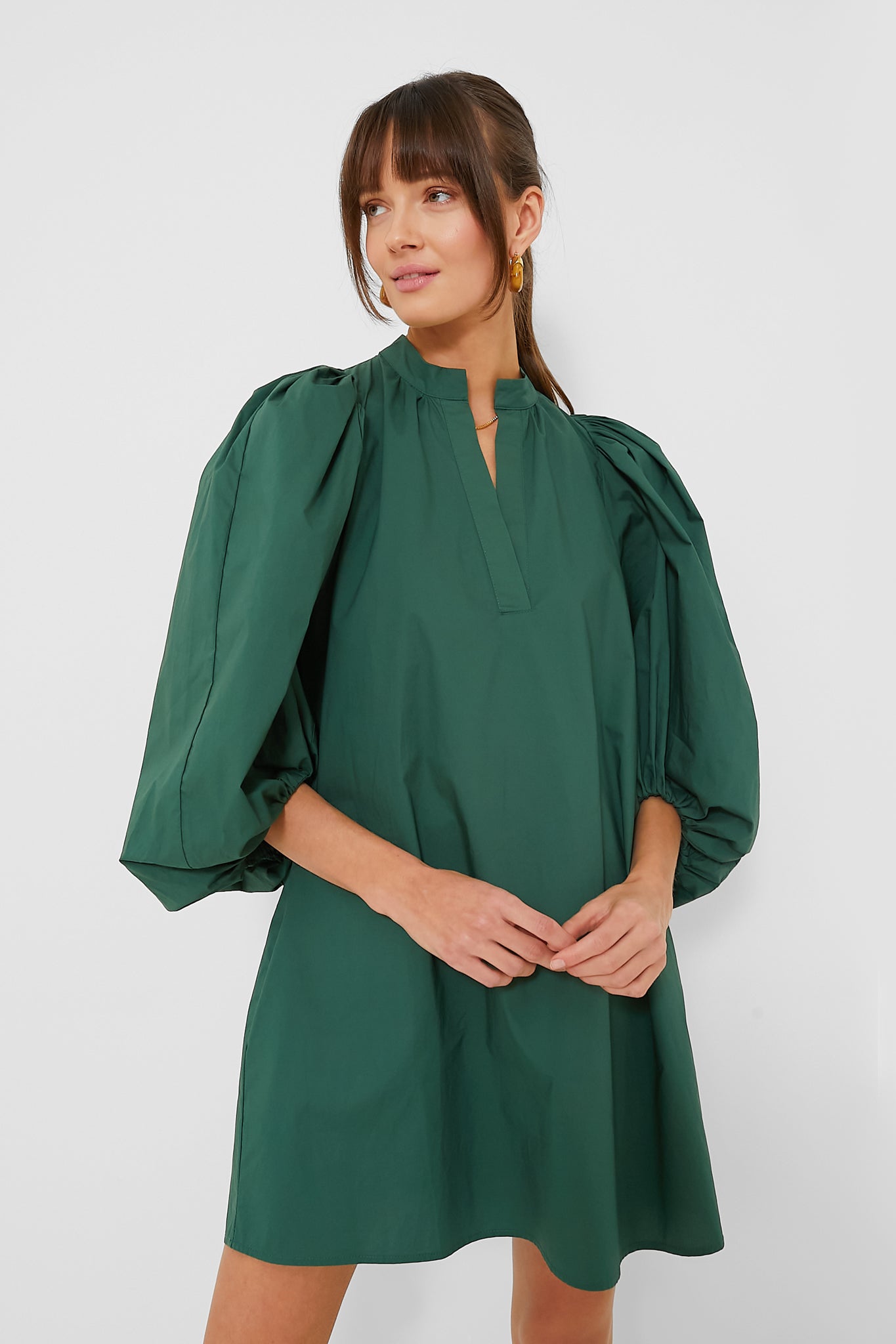Emerald Green Astrid Dress-Charming Tale Store