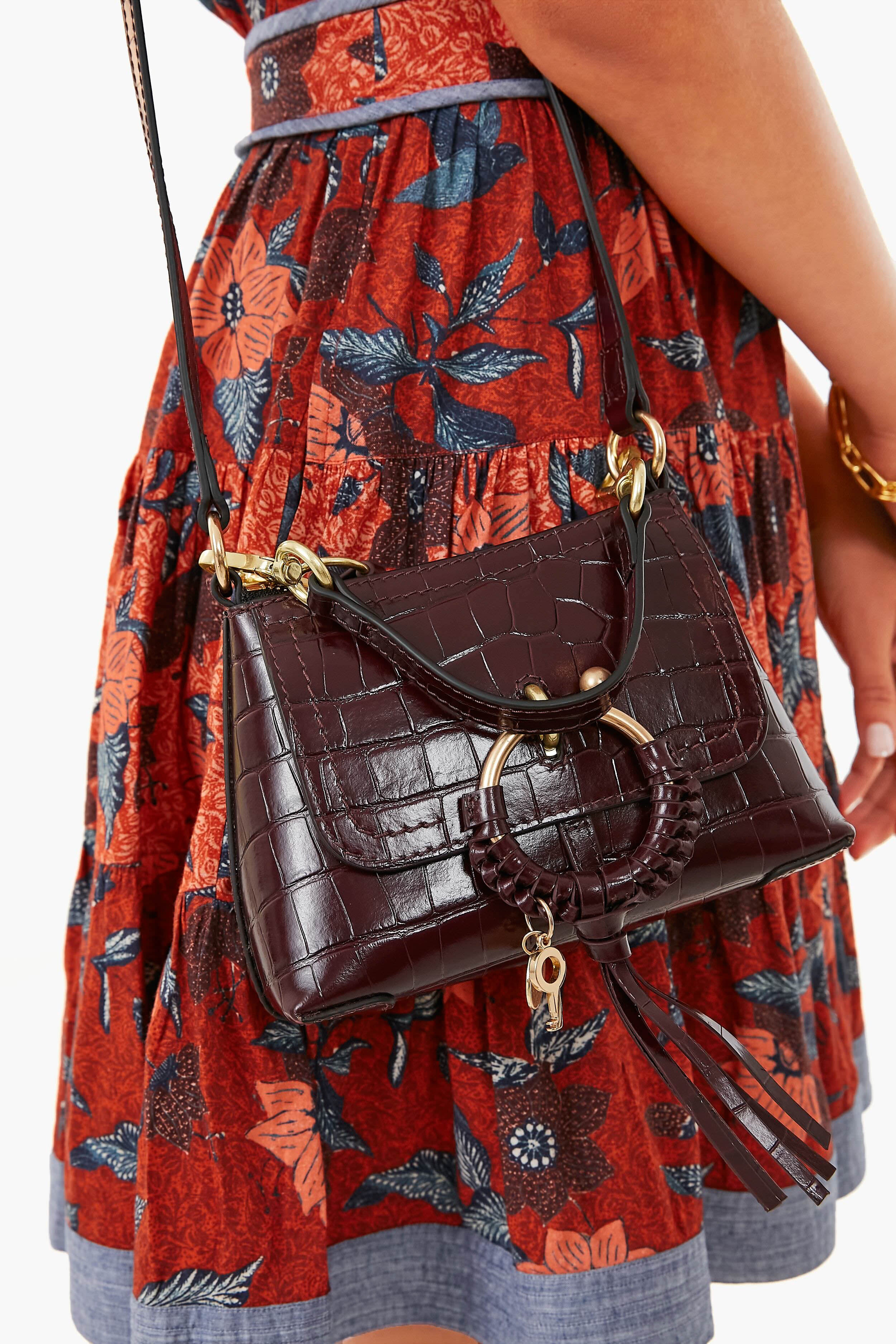 Darkened Brown Joan Bag-Charming Tale Store