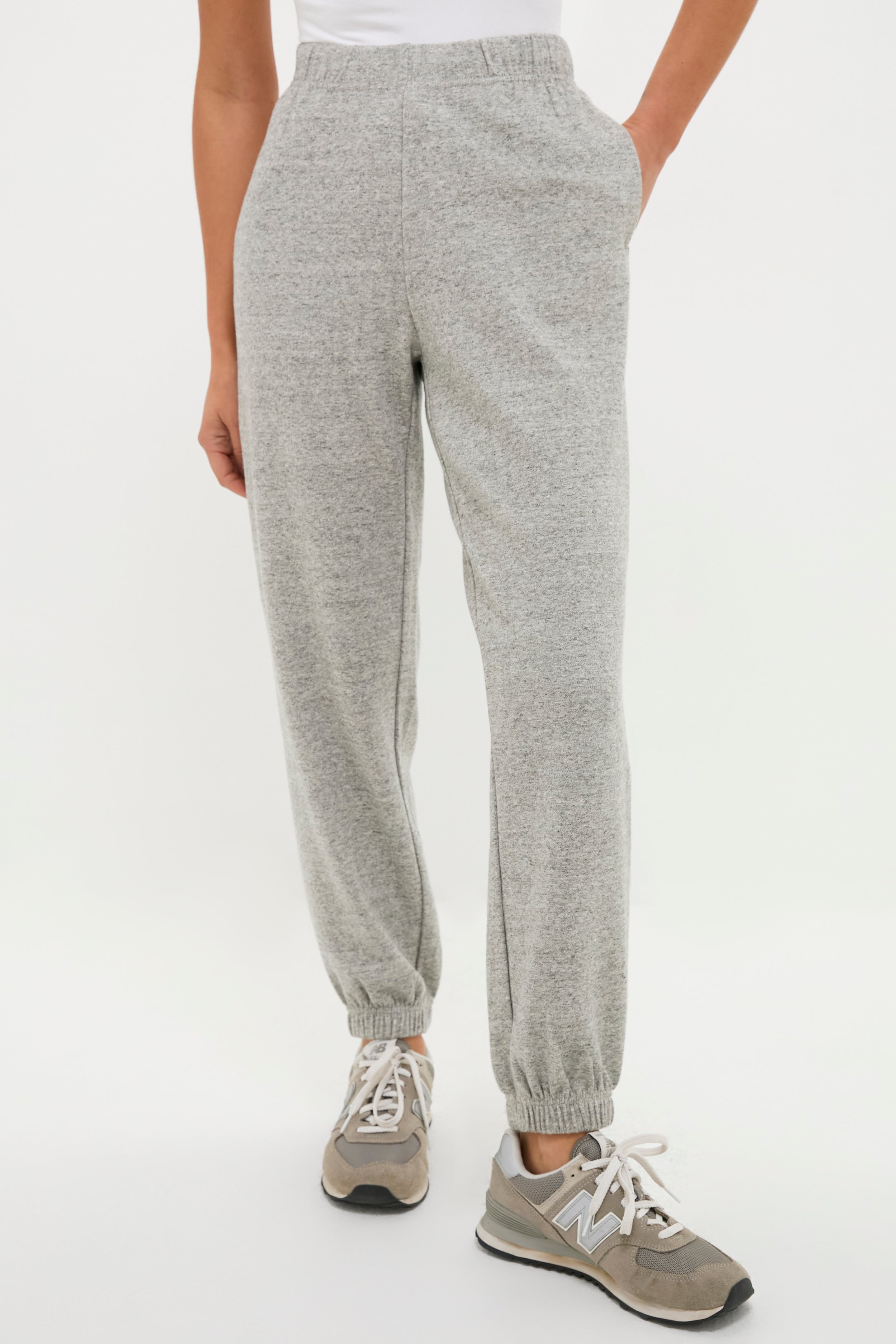 Heathered Gray Anderson Sweatpants-Charming Tale Store