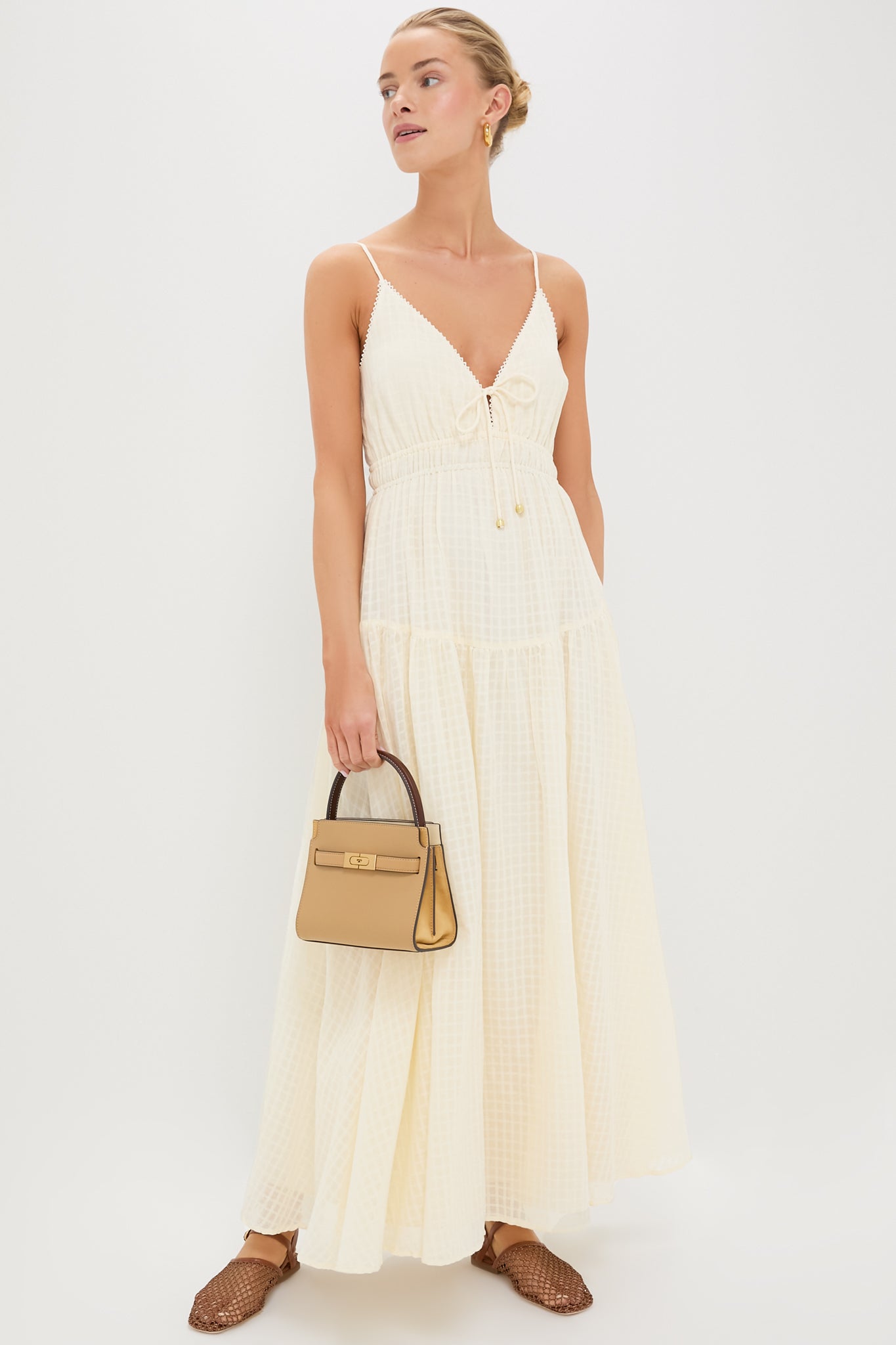 Dark Sand Lee Radziwill Petite Double Bag-Charming Tale Store