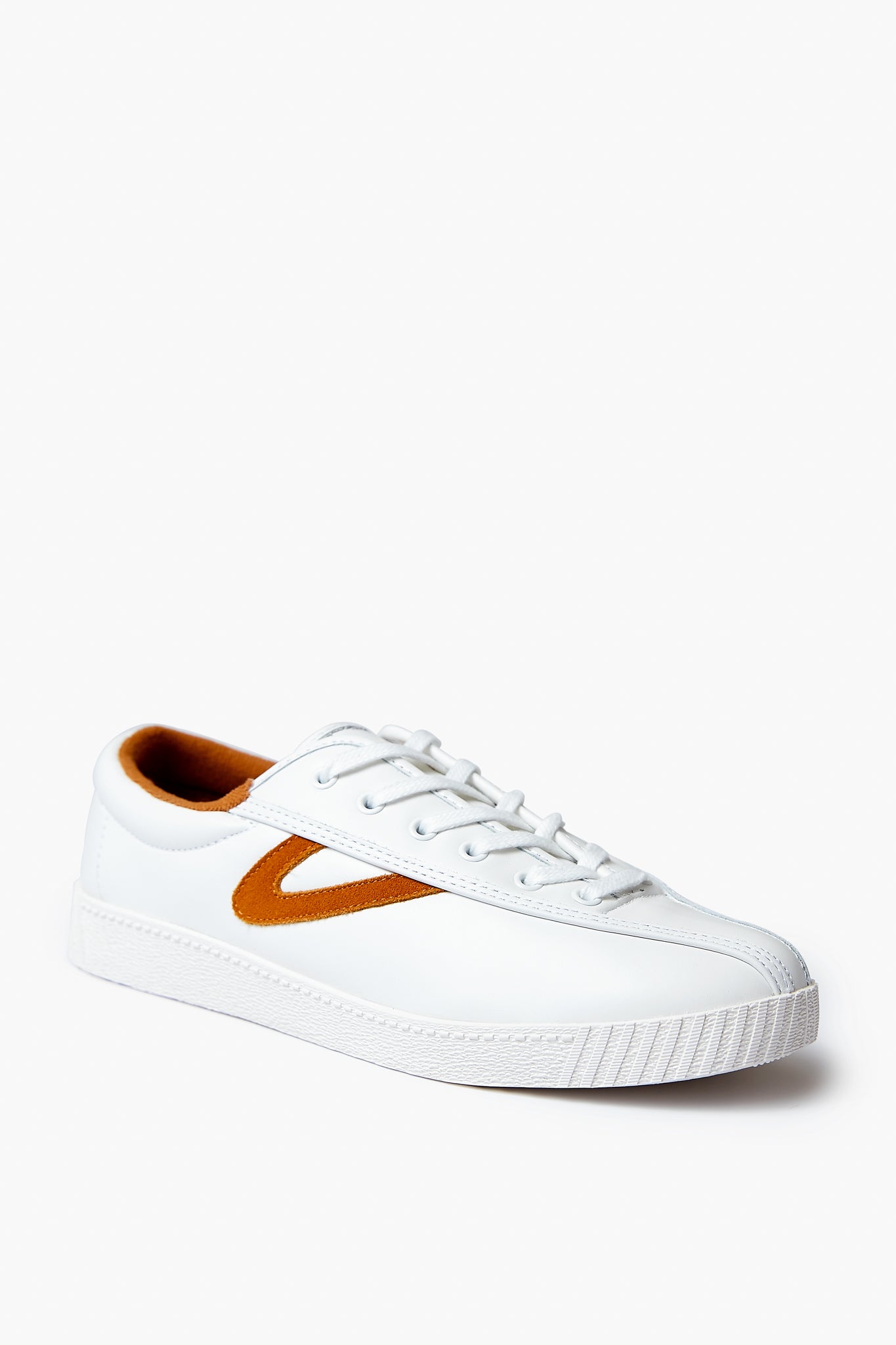 Camel Faux Suede Nylite Sneakers-Charming Tale Store