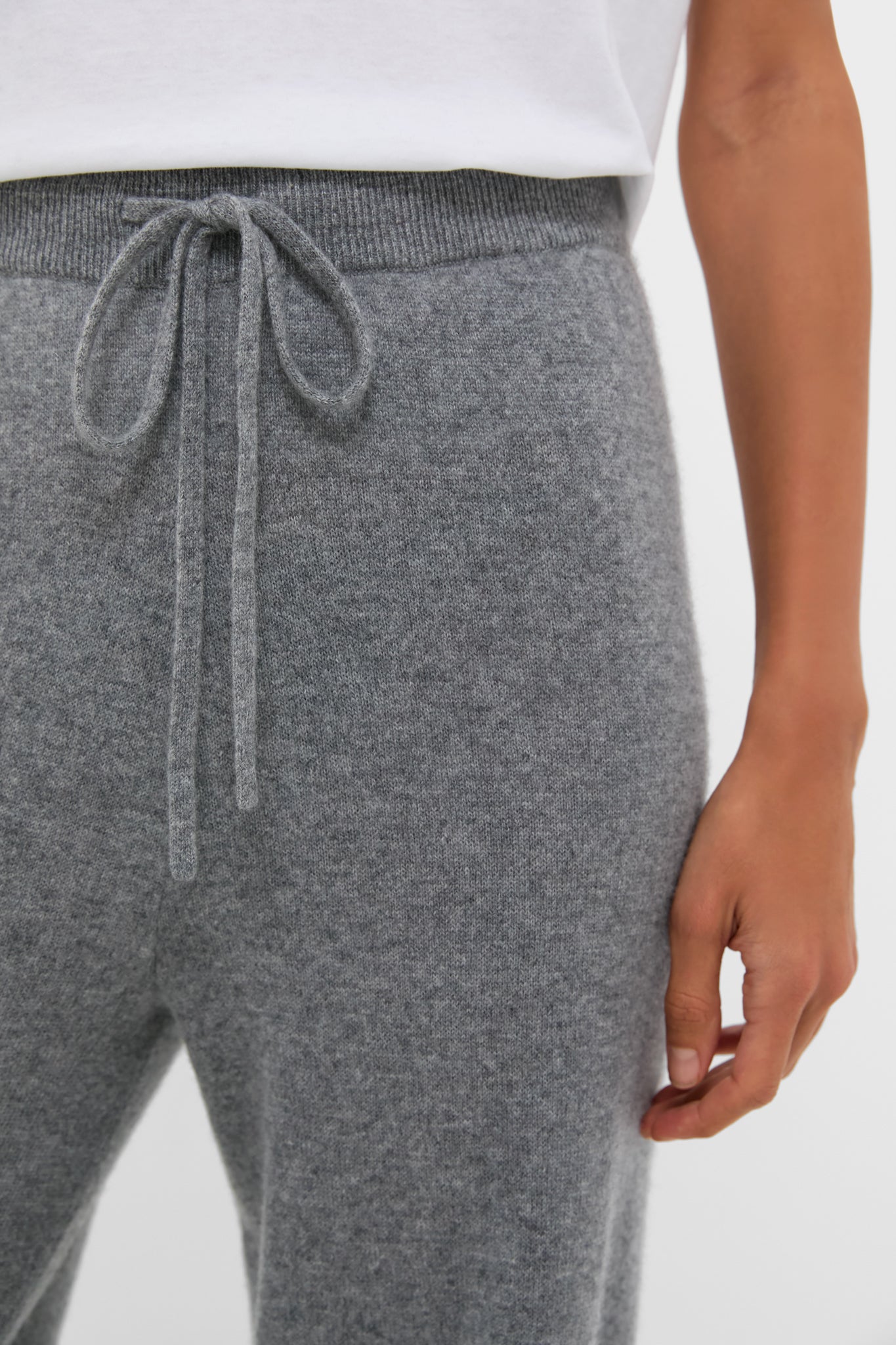 Shadow Gray Cashmere Jane Pant-Charming Tale Store