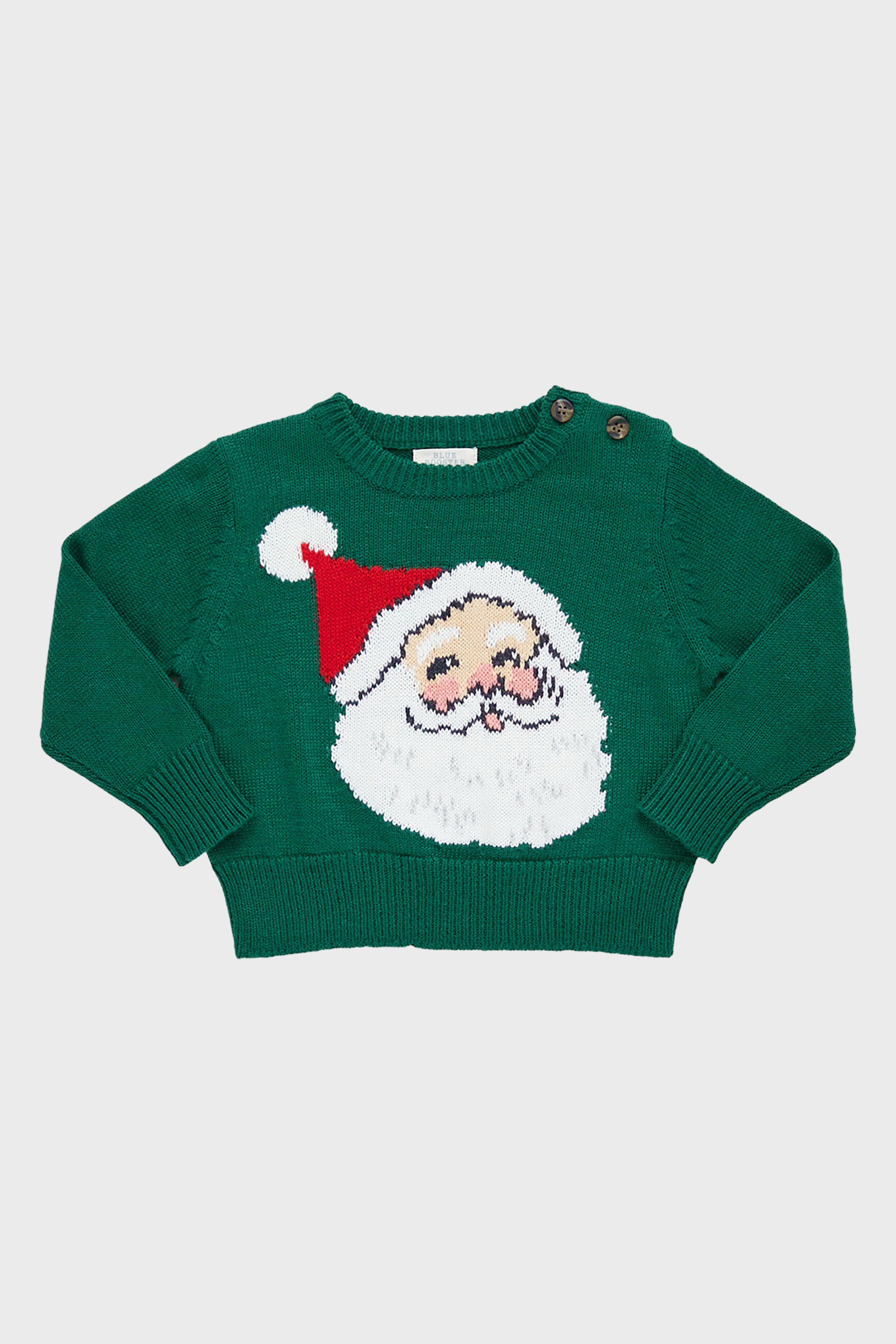 Evergreen Santa Baby Boys Oliver Sweater-Charming Tale Store