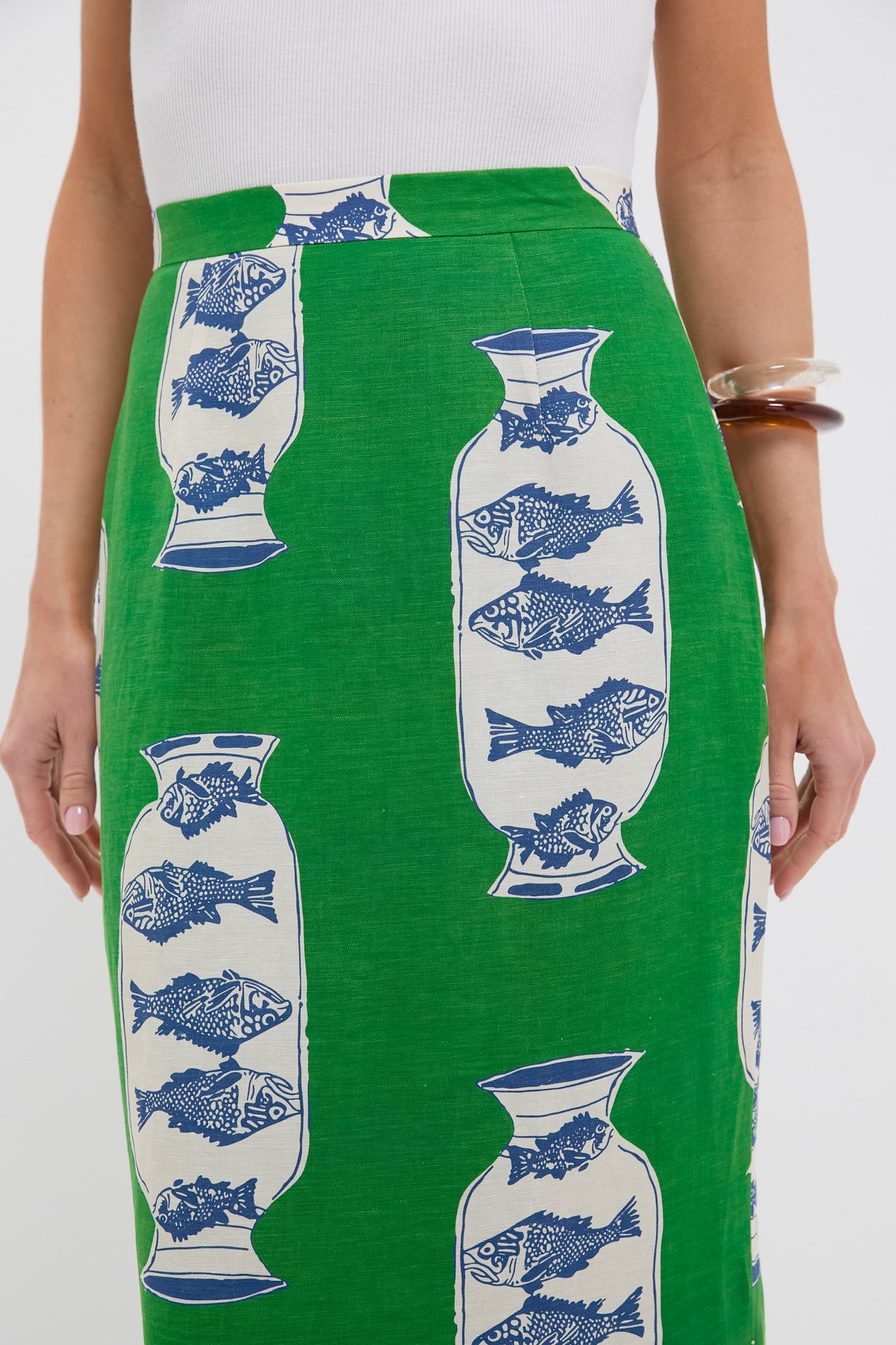Herring Green Isla Skirt-Charming Tale Store