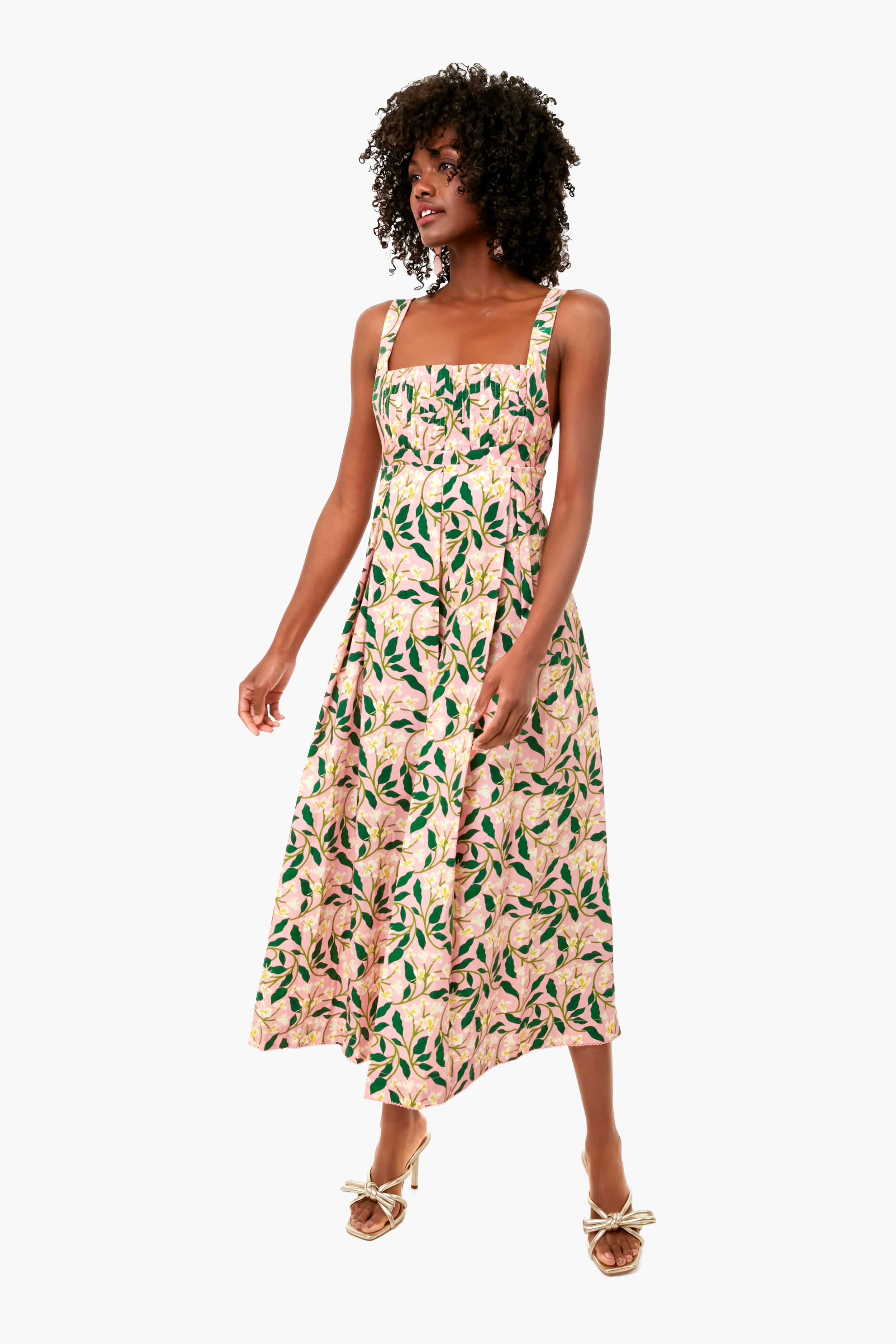 Dos Gardenias Hortensia Dress-Charming Tale Store