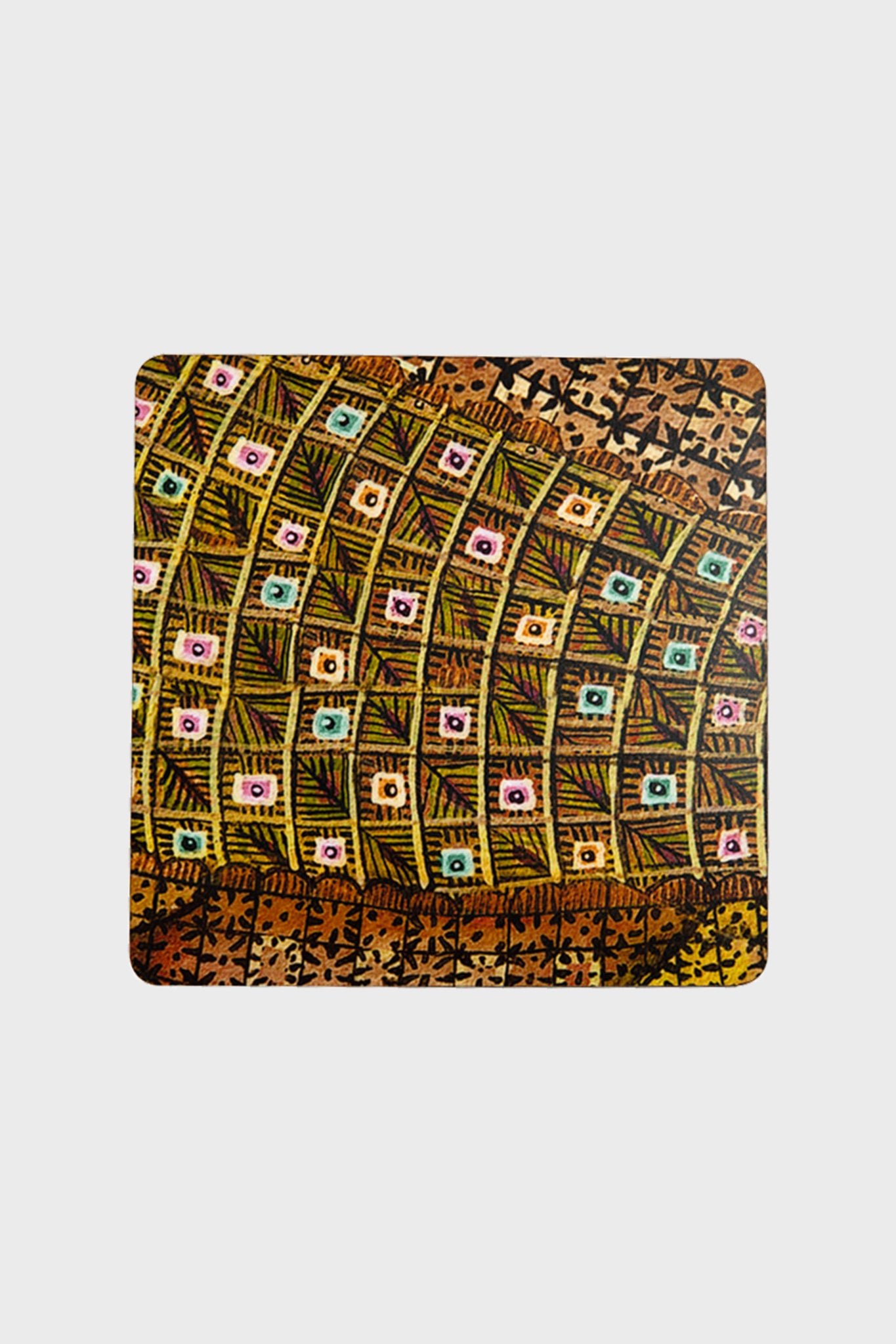 Sandstone Flame Lily Crocodile Coasters-Charming Tale Store