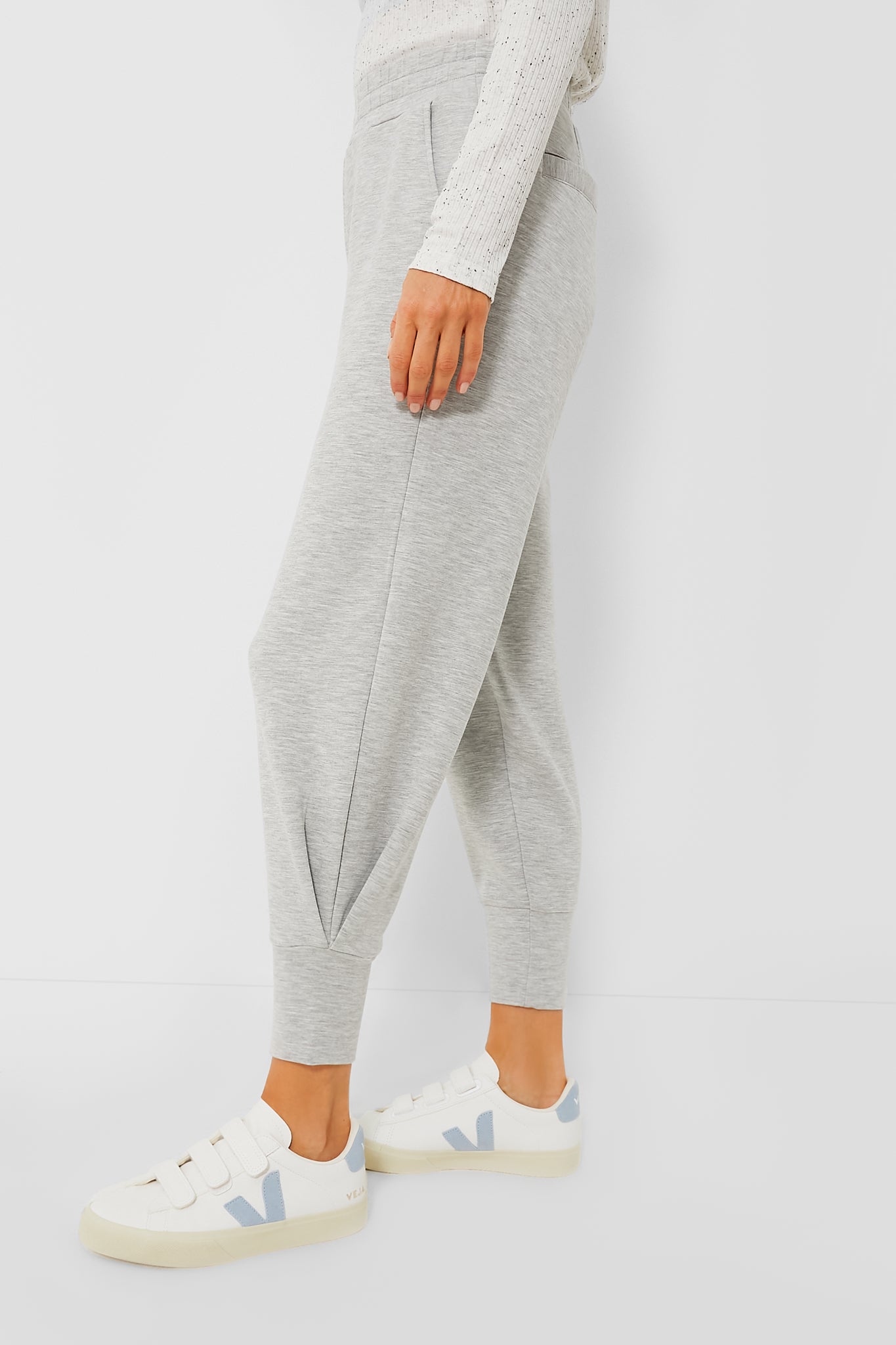 Grey Marl The Relaxed Pant 25-Charming Tale Store
