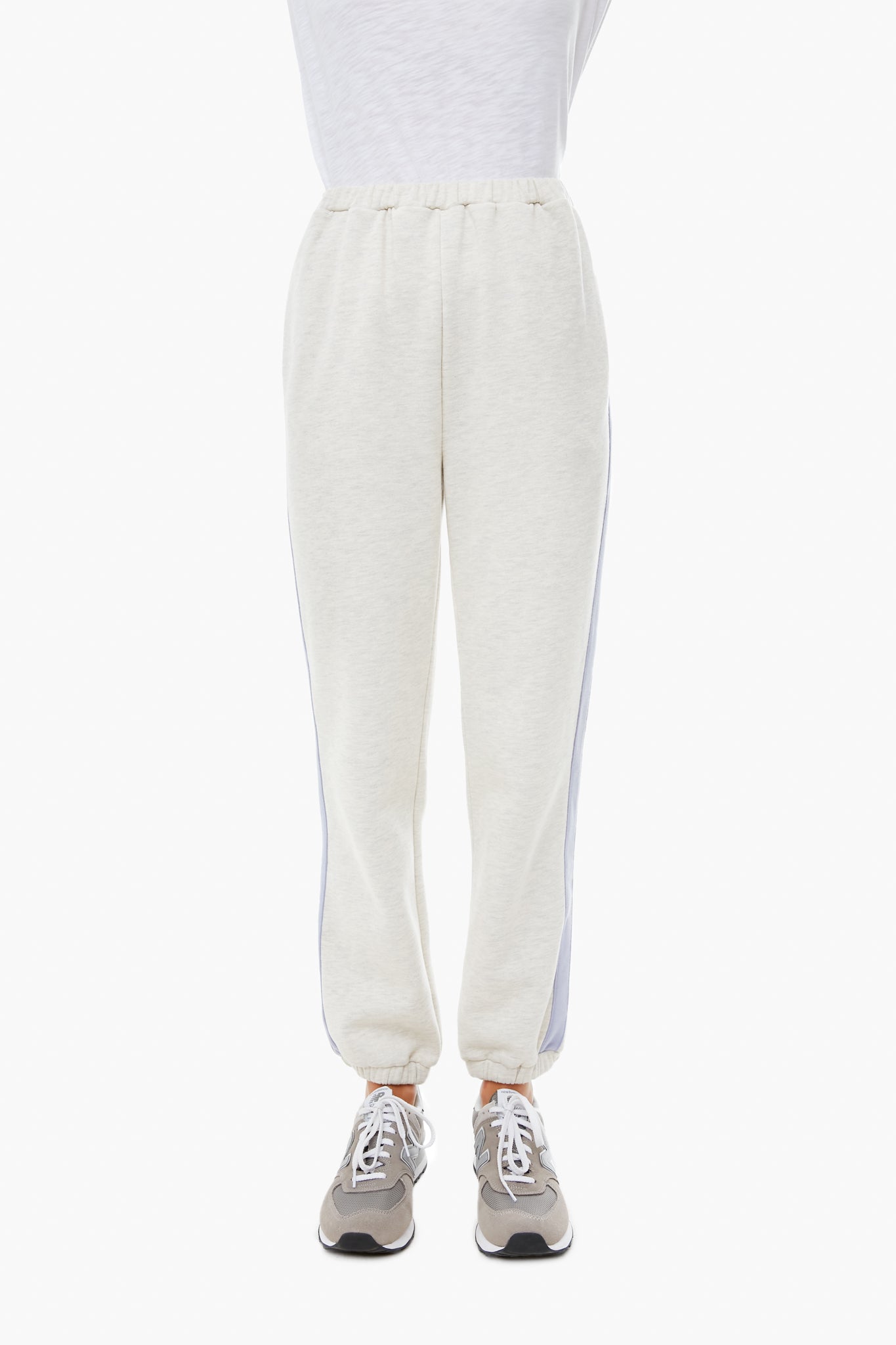 Heather Grey and Cosmic Sky Cambrie Jogger-Charming Tale Store