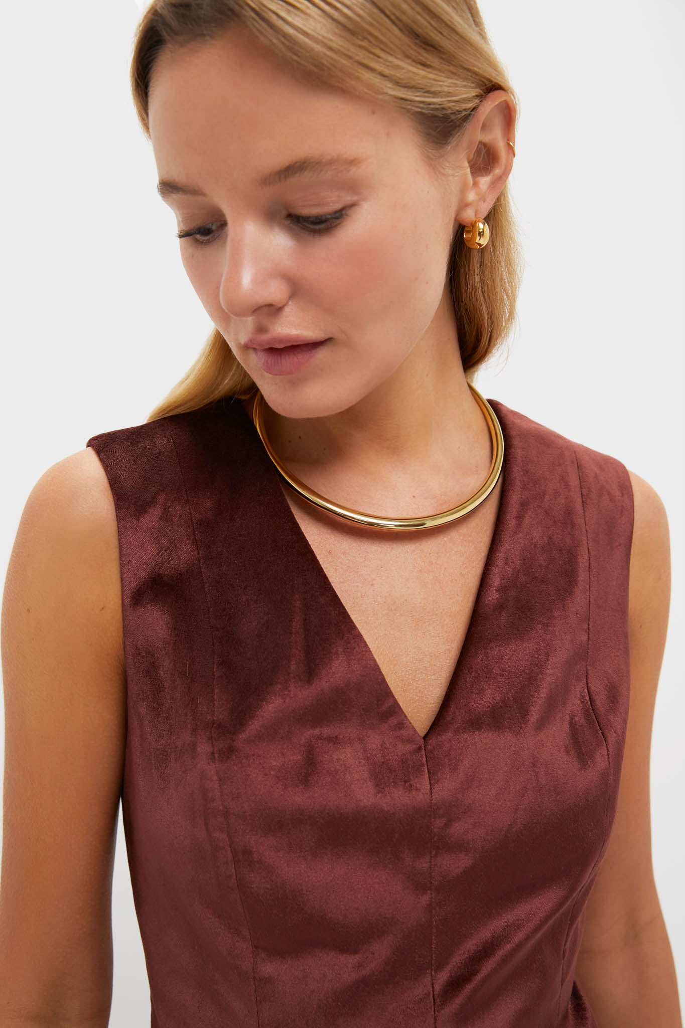 Chocolate Velvet Mercer Dress-Charming Tale Store