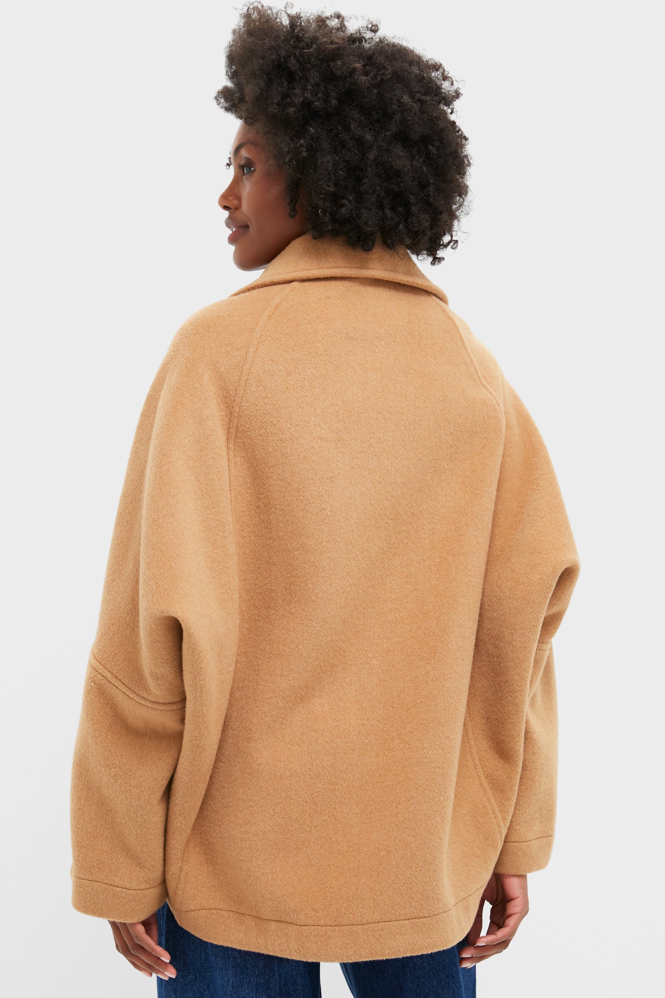 Camel Wool Cassidy Jacket-Charming Tale Store