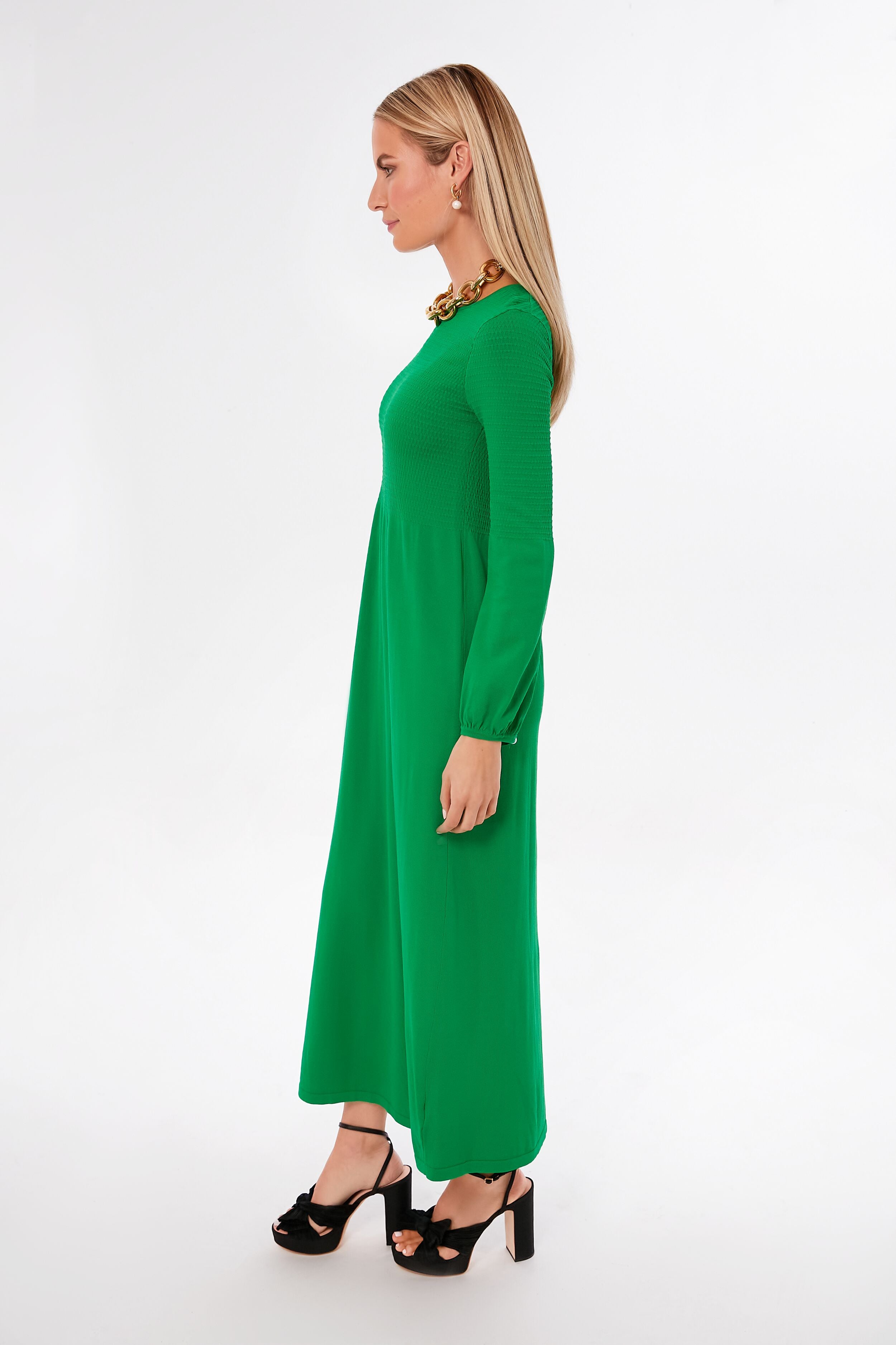 Emerald Green Lennox Dress-Charming Tale Store