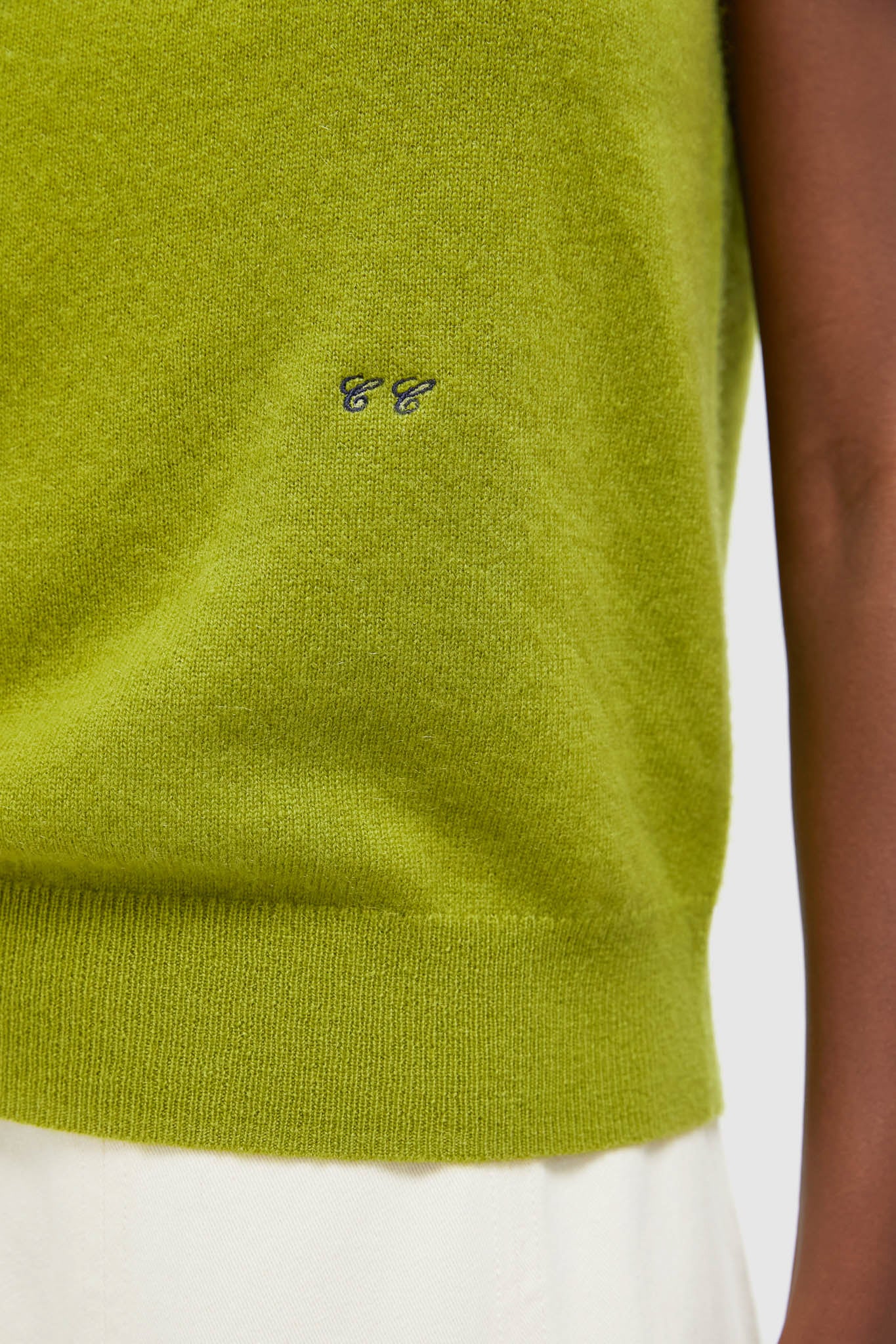 Woodbine Green Cashmere Shell-Charming Tale Store