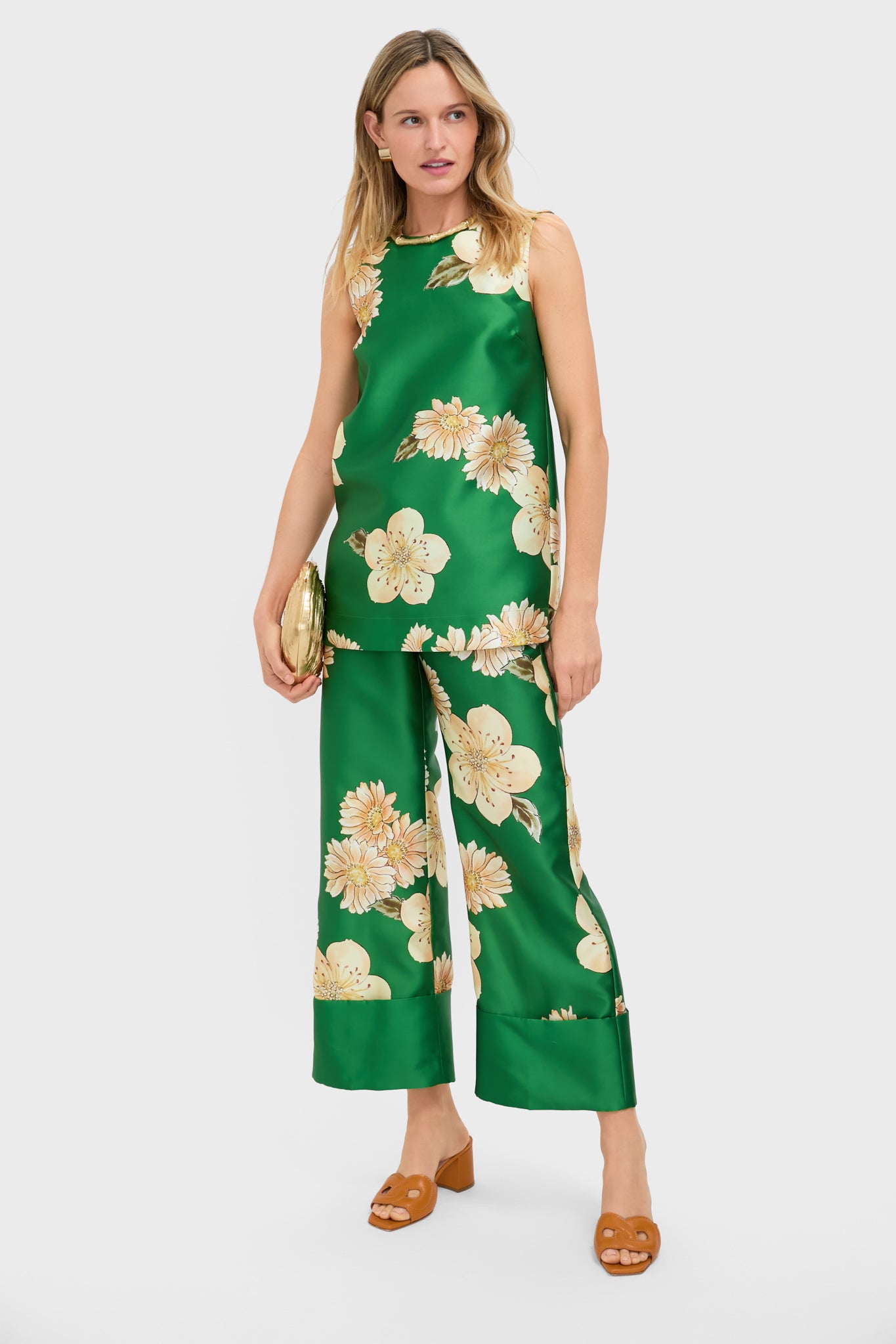 Green Sage Pant-Charming Tale Store