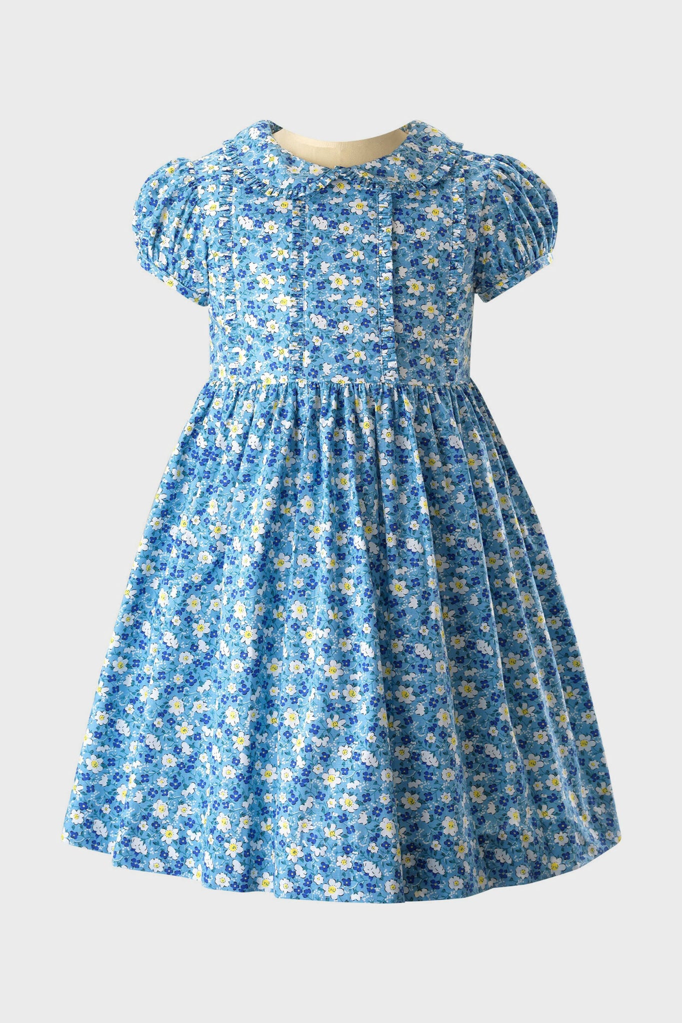 Floral Frill Front Dress-Charming Tale Store