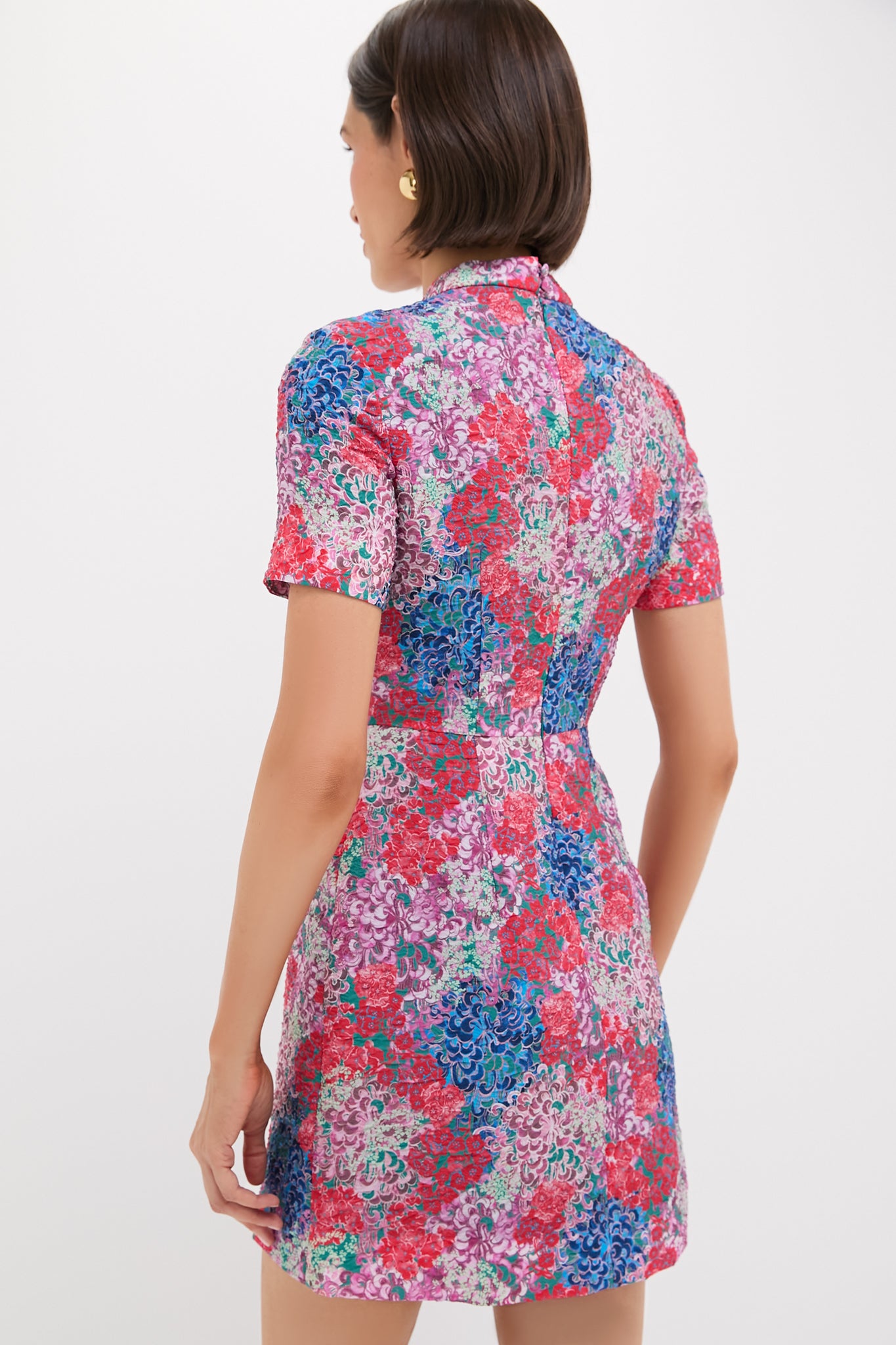 Florentina Sea Draped Mini Dress-Charming Tale Store