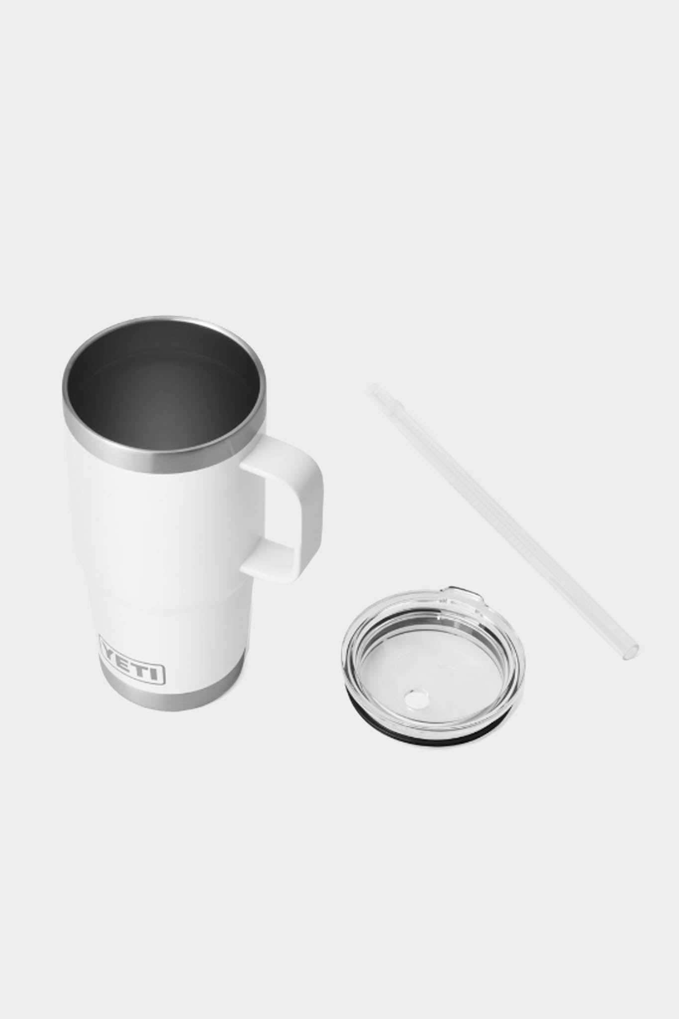 White Rambler 25oz Straw Mug-Charming Tale Store