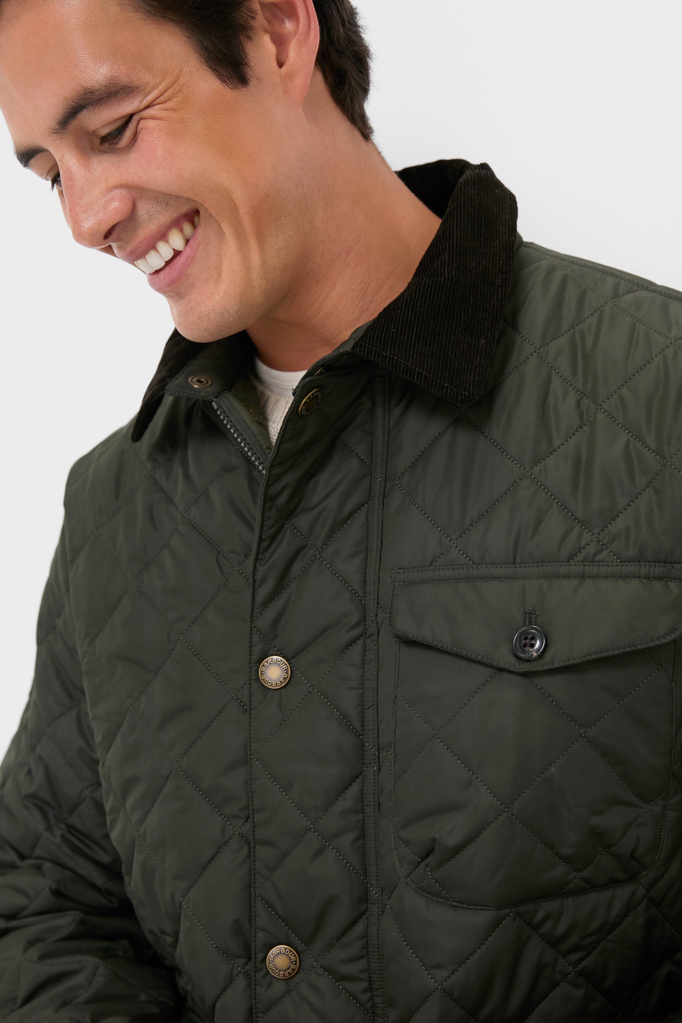 Sage Hornby Quilted Jacket-Charming Tale Store