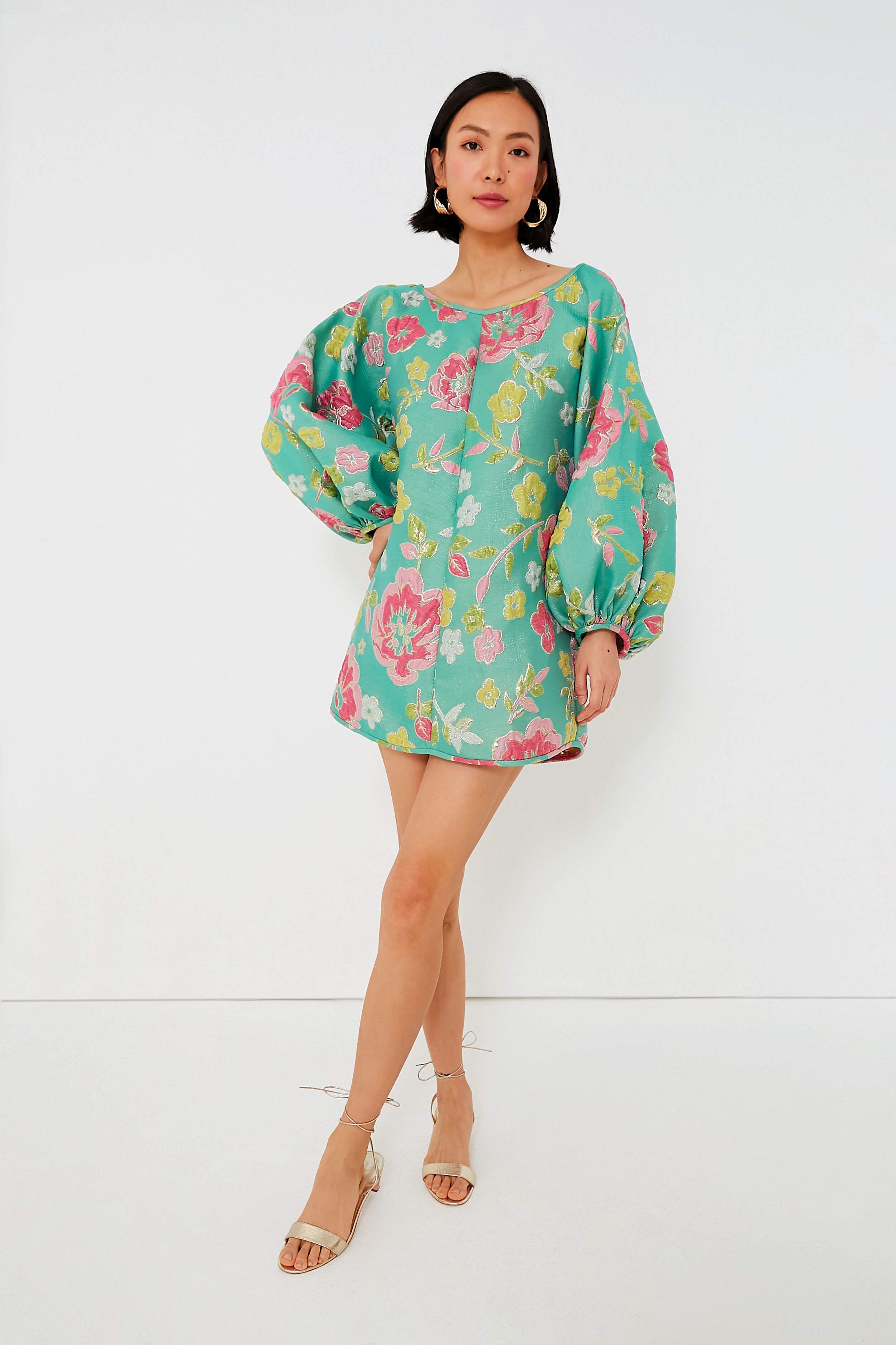 Green Slim Fit Good Luck Dress-Charming Tale Store