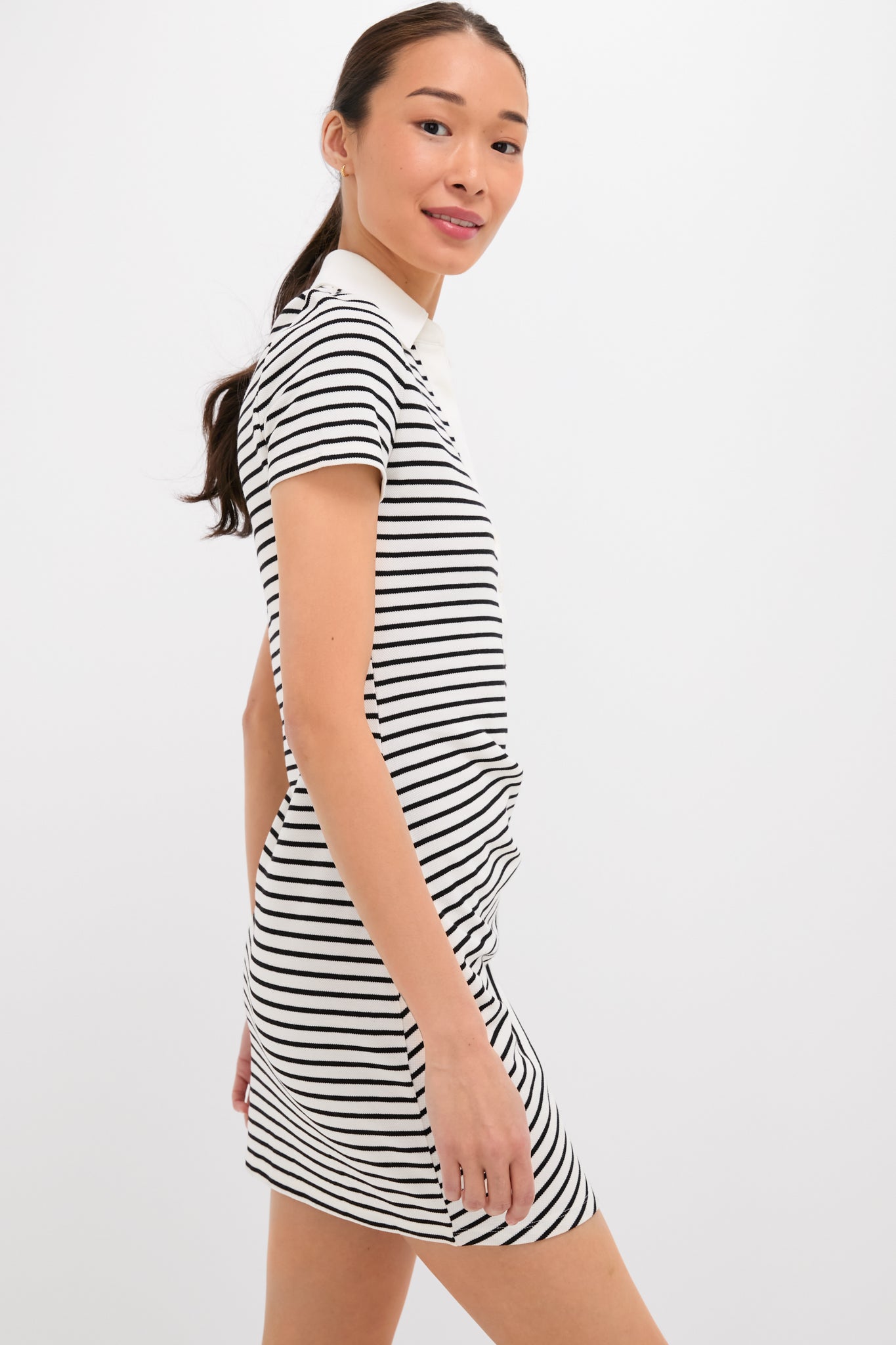 Dove and Black Lanier Dress-Charming Tale Store