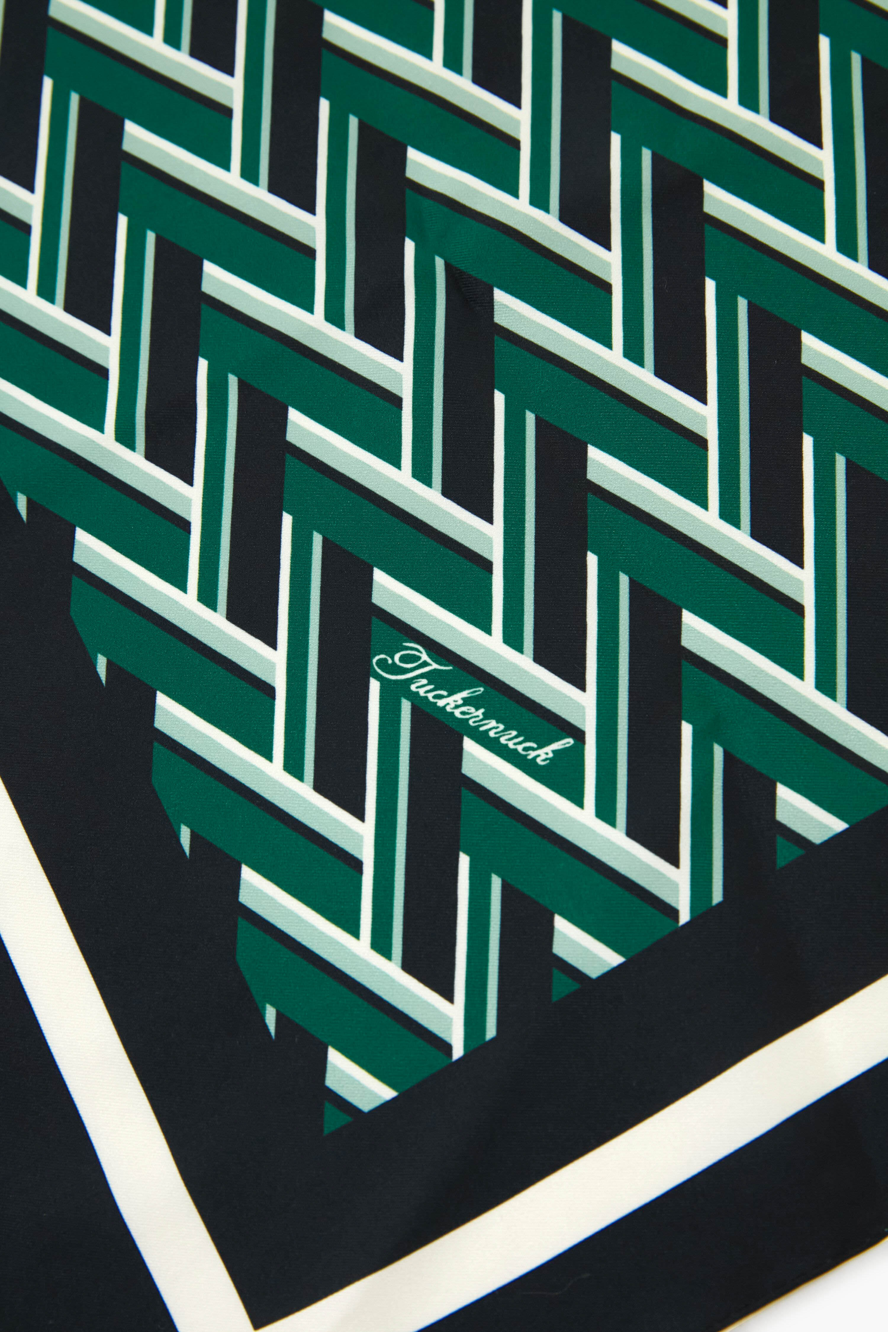 Emerald Geo Scarf-Charming Tale Store