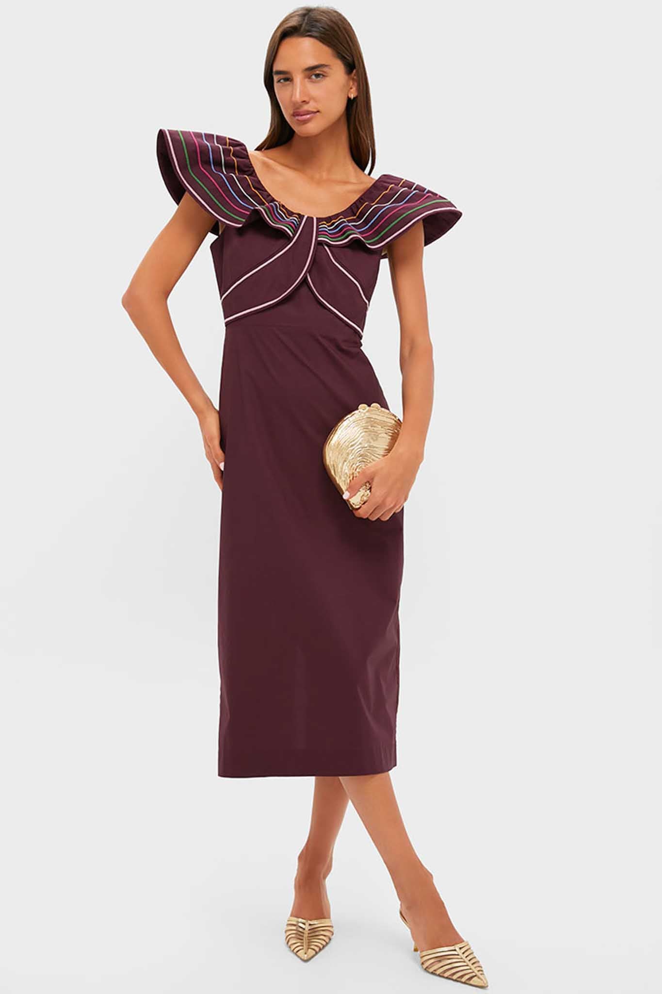 Embroidered Ellison Dress-Charming Tale Store