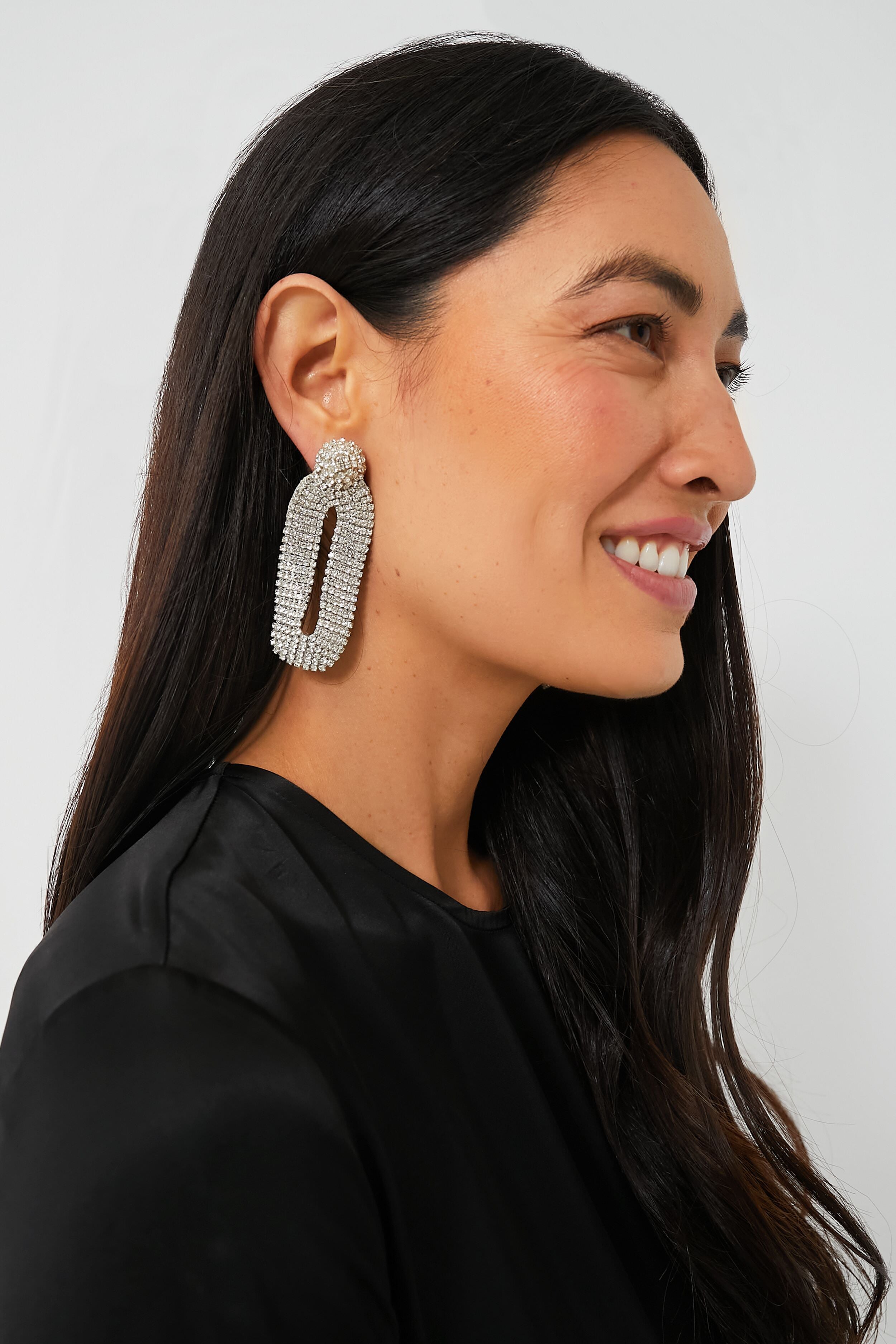 Silver Shyna Earrings-Charming Tale Store