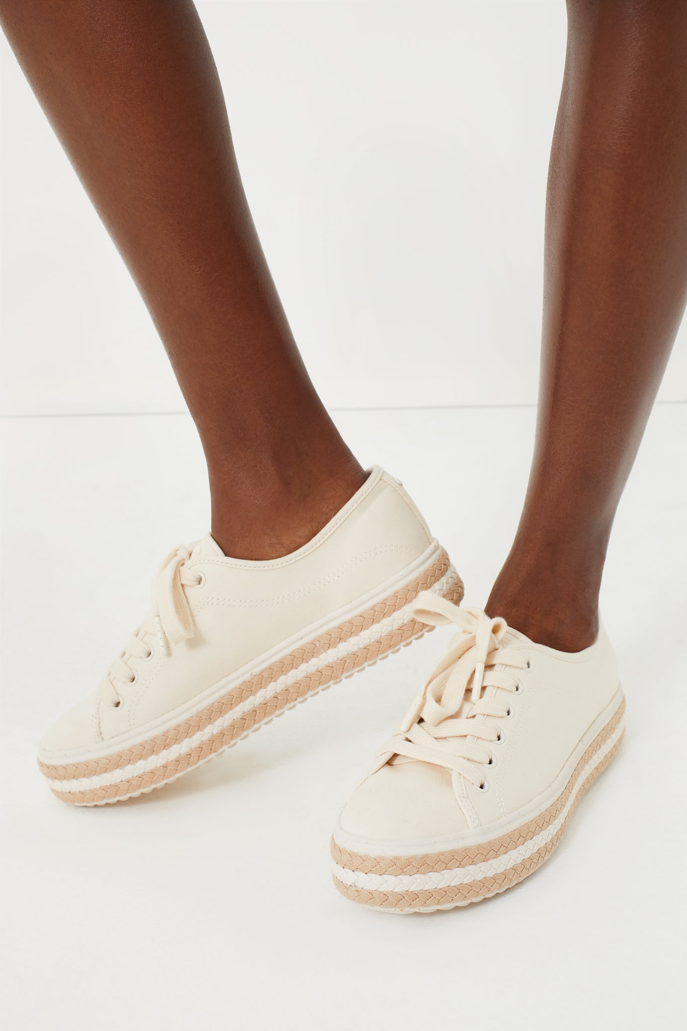 Cream Taylor Sneaker-Charming Tale Store