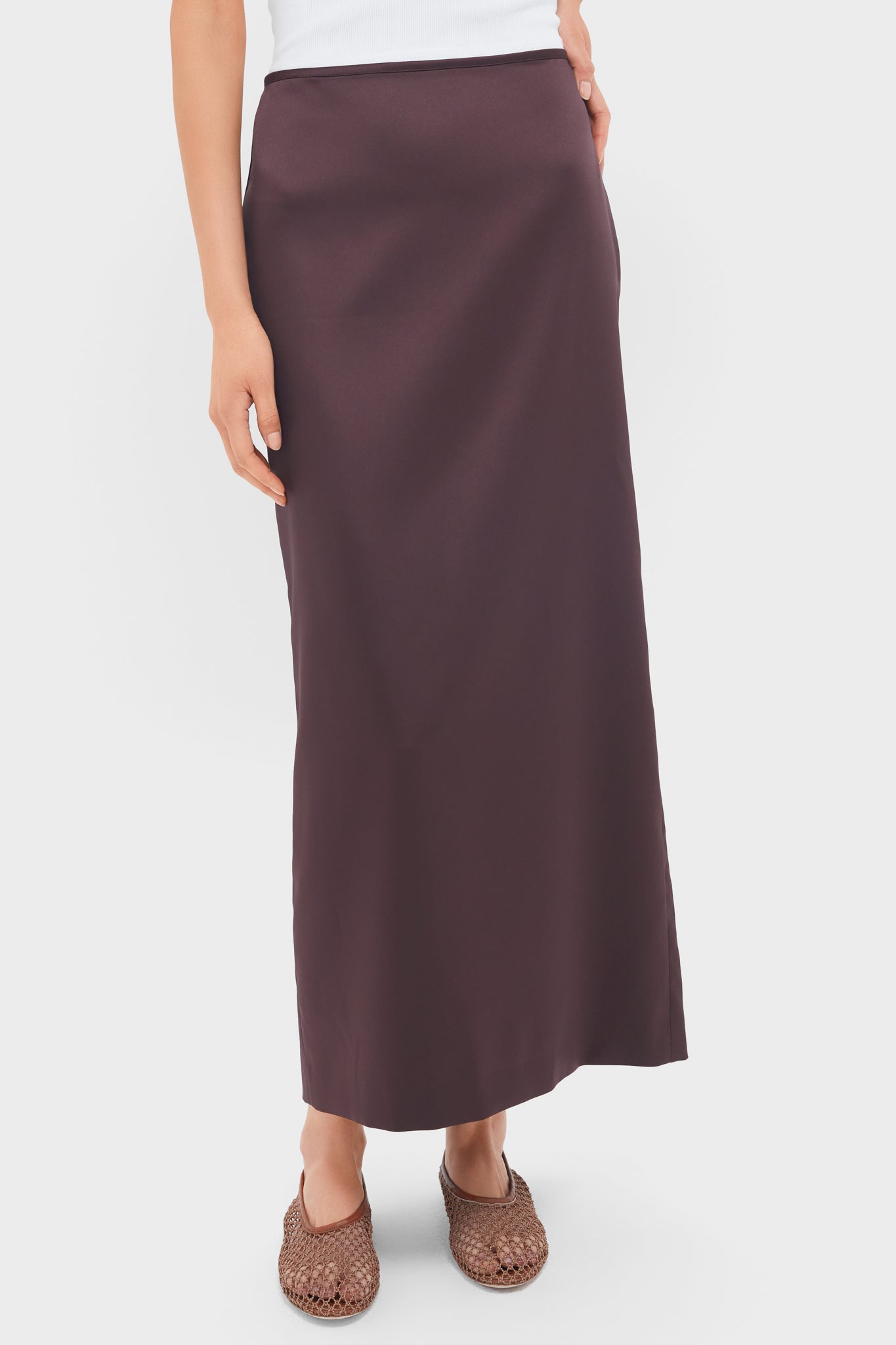 Brun Floriane Midi Skirt-Charming Tale Store