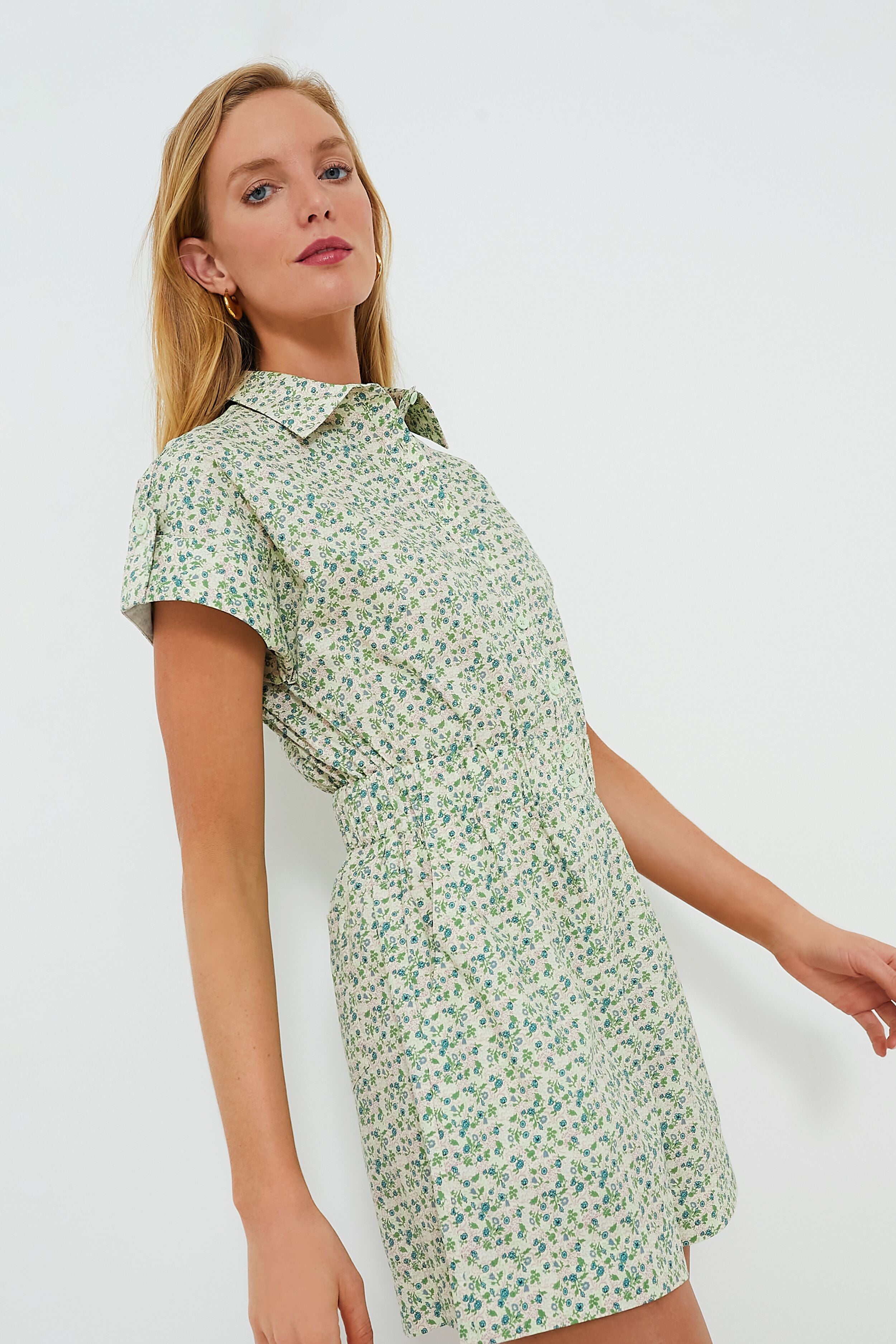 Vintage Floral Reed Jumpsuit-Charming Tale Store