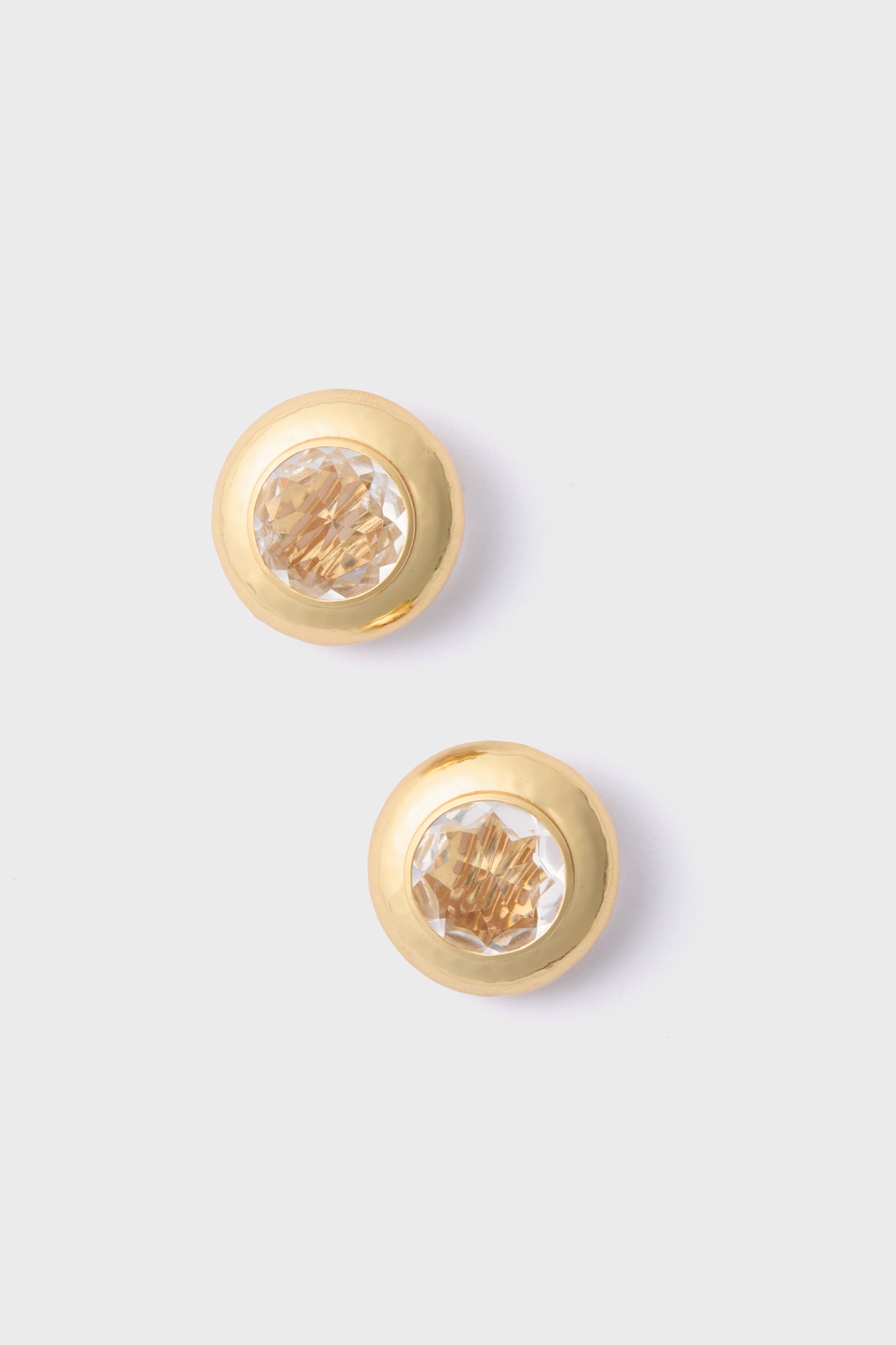 Clear Quartz Crystal Briller Earrings-Charming Tale Store