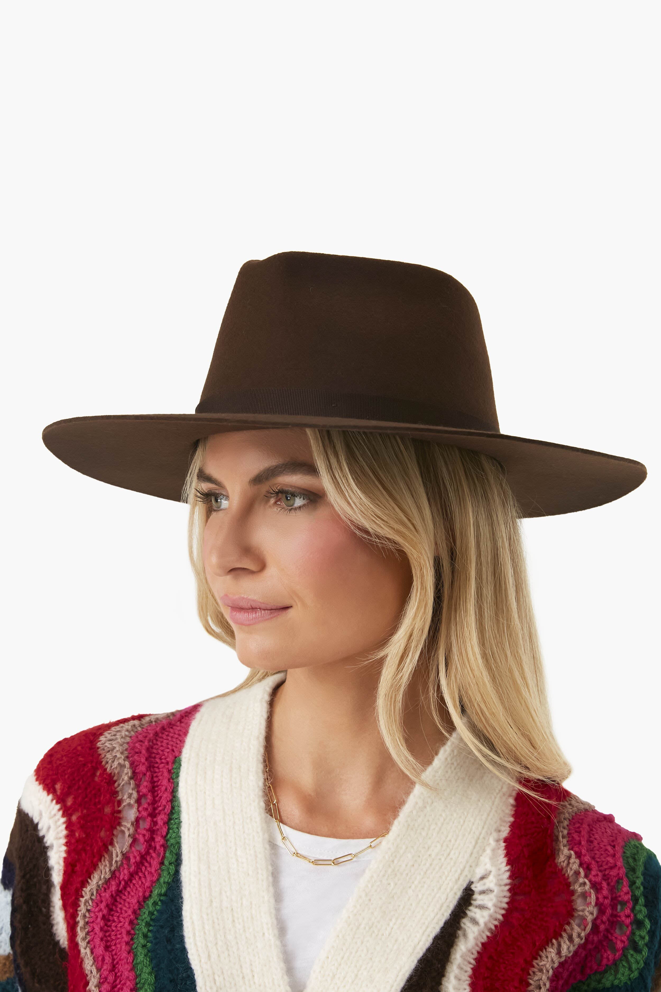 Chocolate Sloane Hat-Charming Tale Store