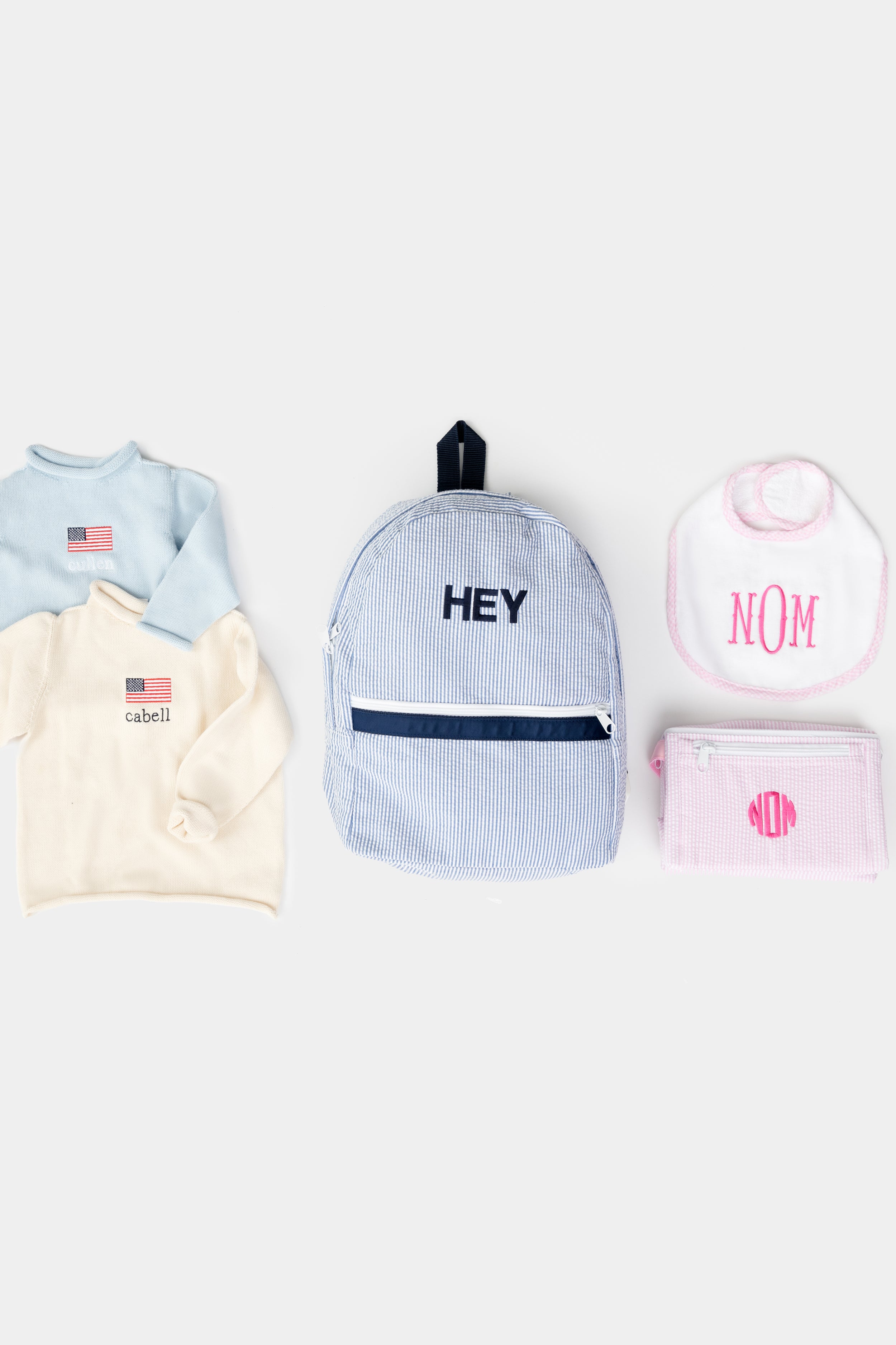 Gingham Infant Bib-Charming Tale Store