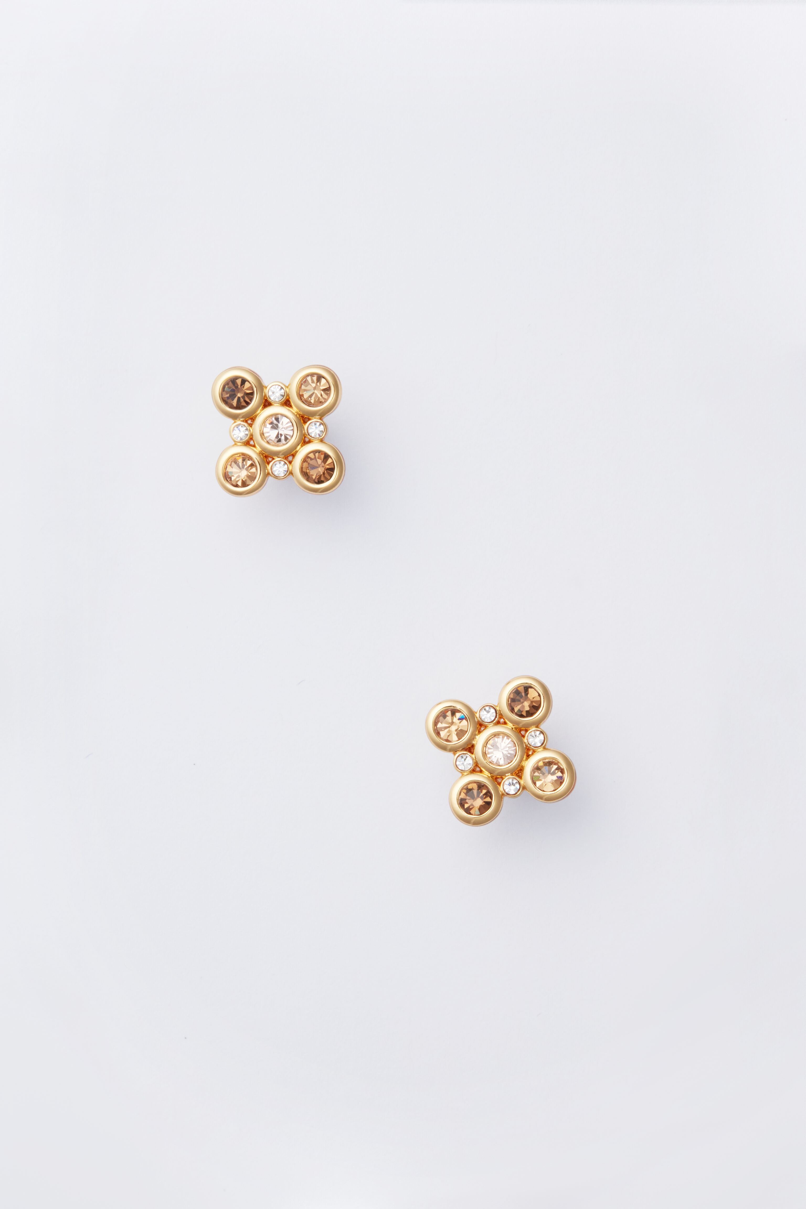 Chestnut Emi Studs-Charming Tale Store