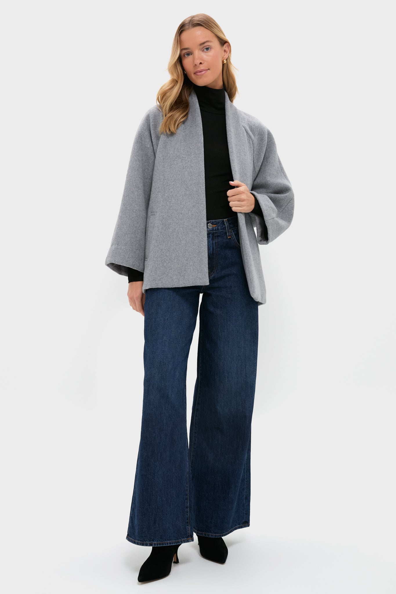 Gray Odelie Cape-Charming Tale Store